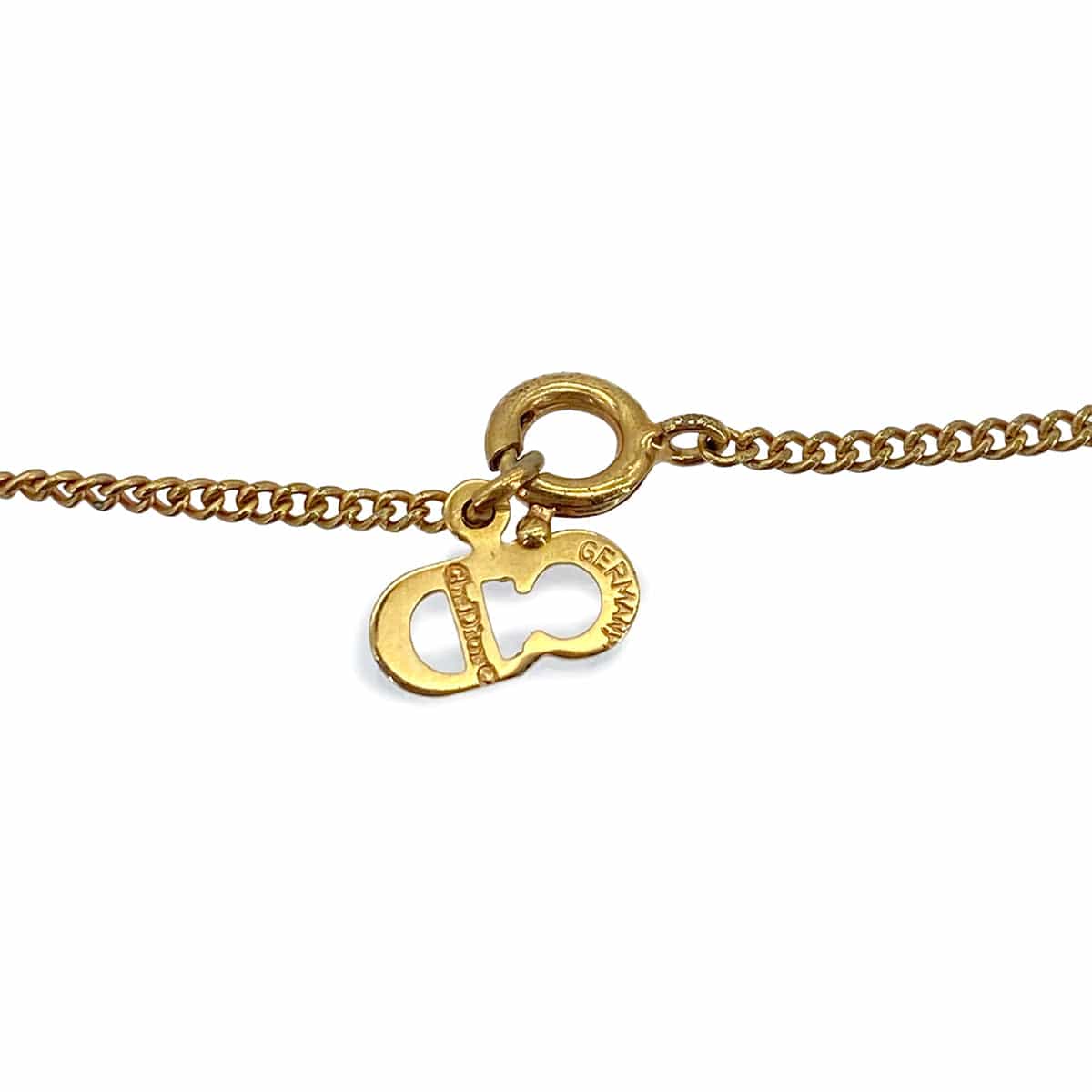 PURPOSE CHRISTIAN DIOR NECKLACE CD LOGO GOLD ACCESSORY 90299102
