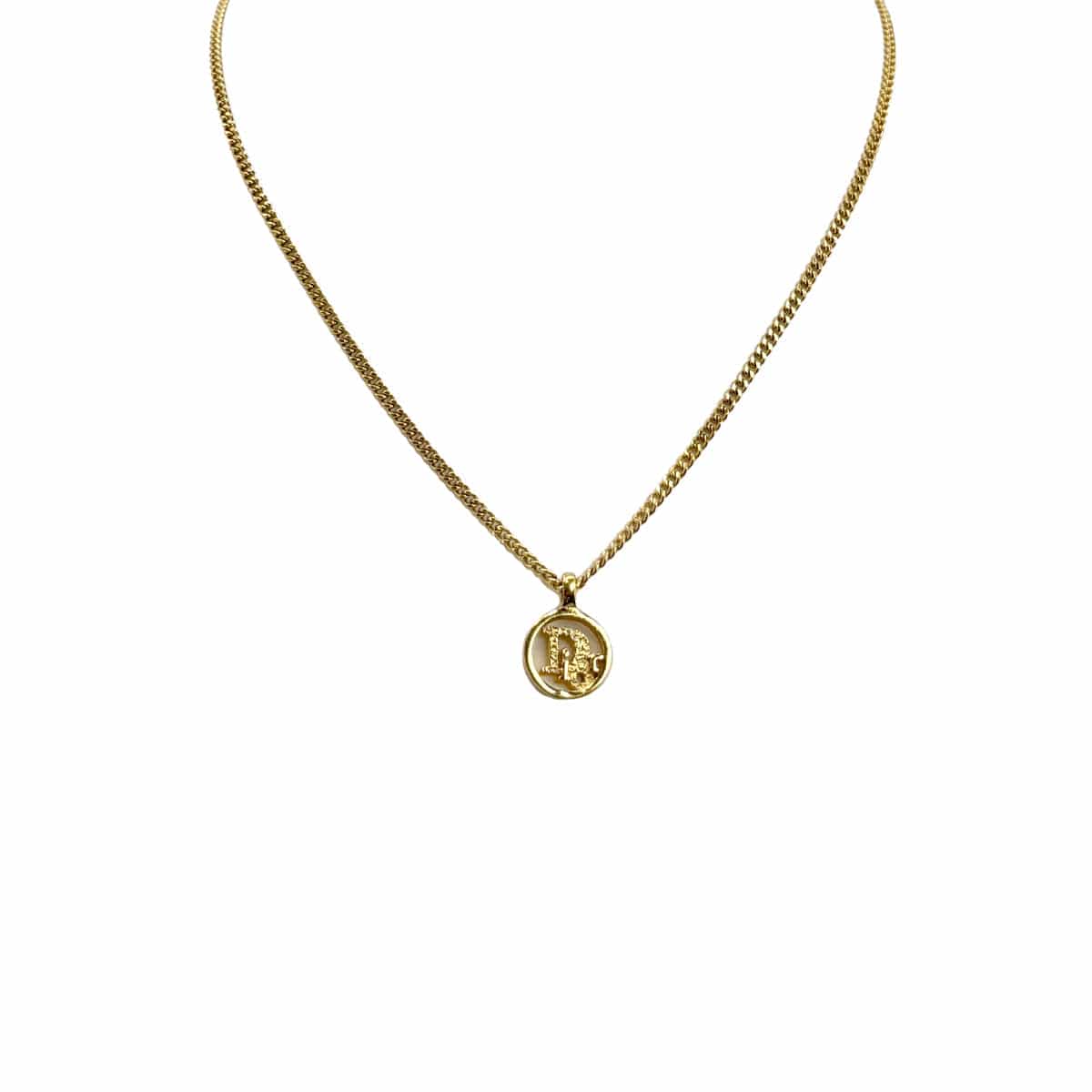 PURPOSE CHRISTIAN DIOR NECKLACE LOGO GOLD ACCESSORY 90299117