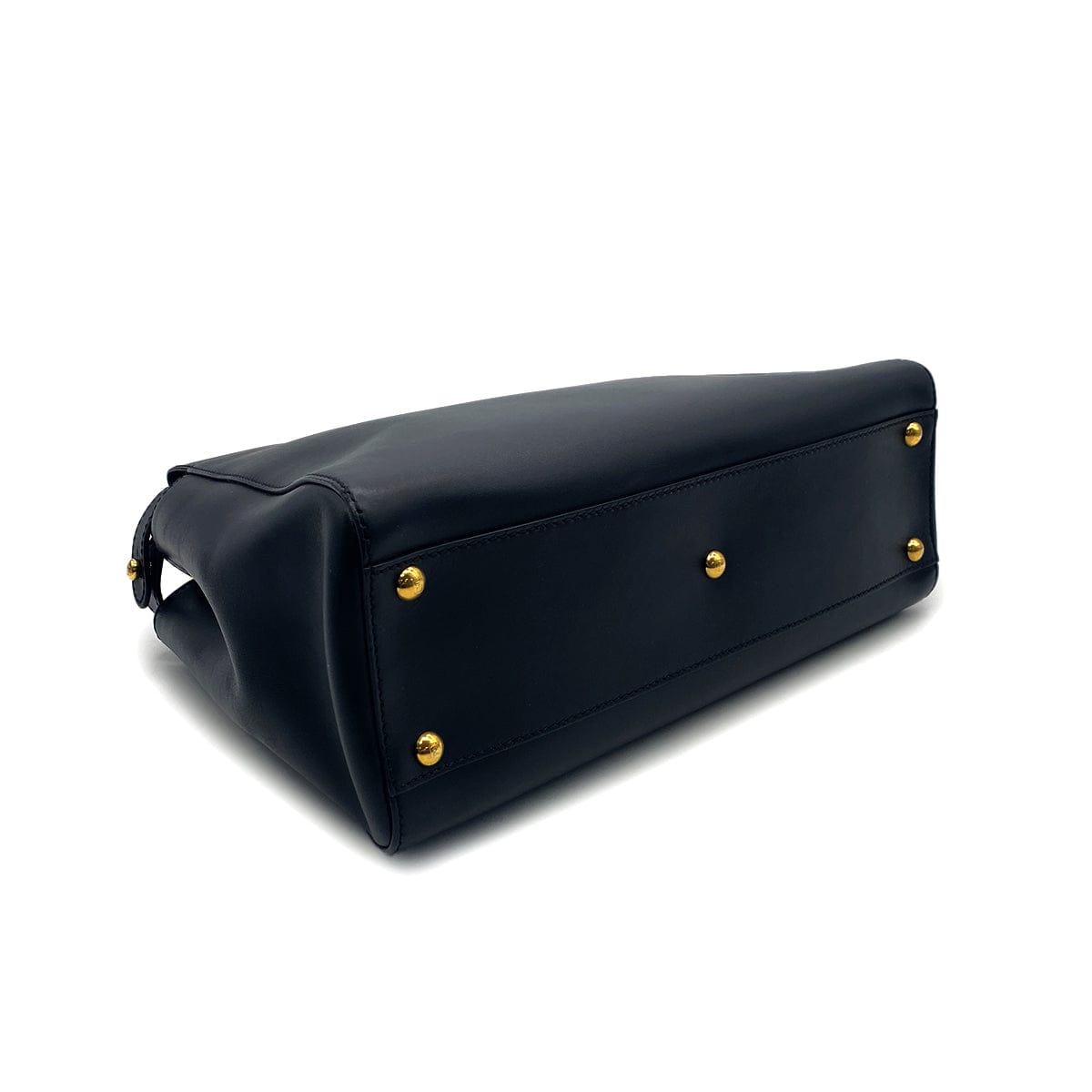 PURPOSE FENDI PEEKABOO REGULAR HAND SHOULDER BAG LEATHER BLACK 8BN226 90304719
