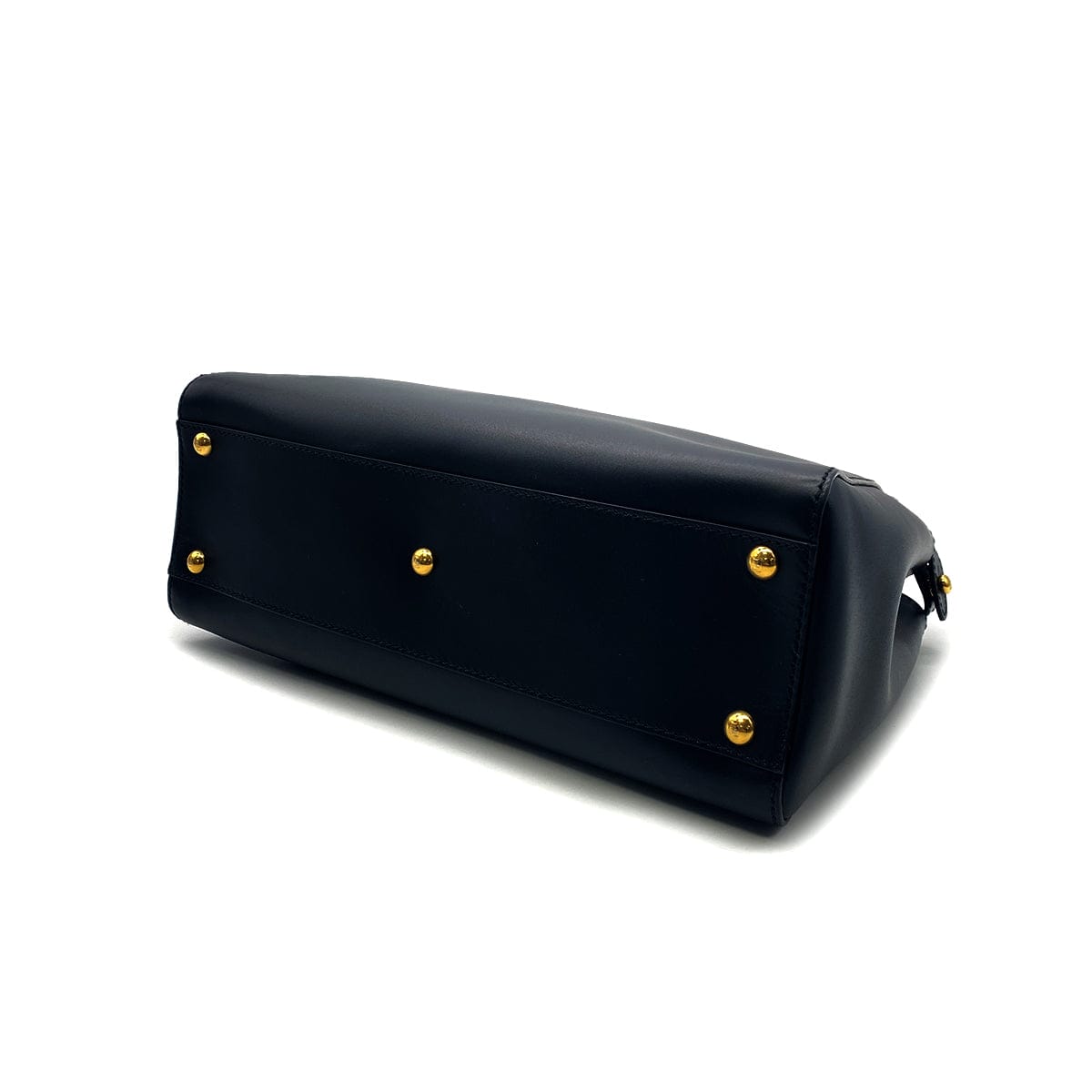 PURPOSE FENDI PEEKABOO REGULAR HAND SHOULDER BAG LEATHER BLACK 8BN226 90304719