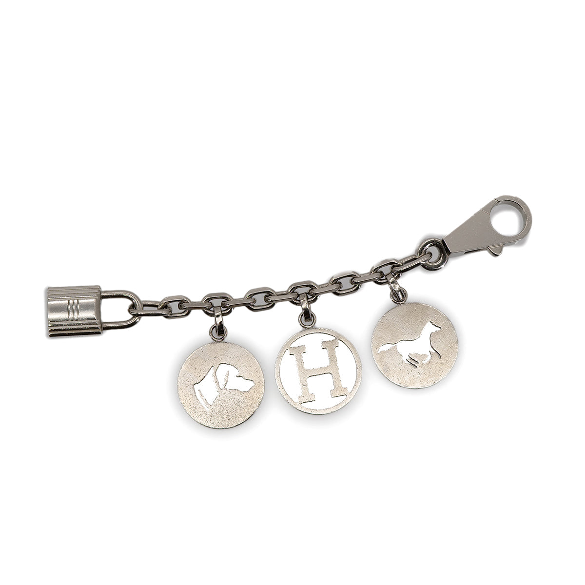 PURPOSE HERMES BAG CHARM AMULET 4 SILVER ACCESSORY 90302194