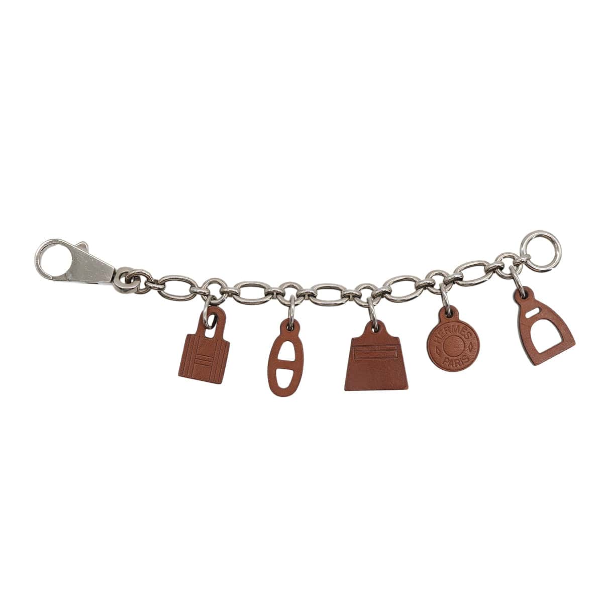 PURPOSE HERMES BAG CHARM AMULETTES5 FAUVE VEAU BARENIA 90323207