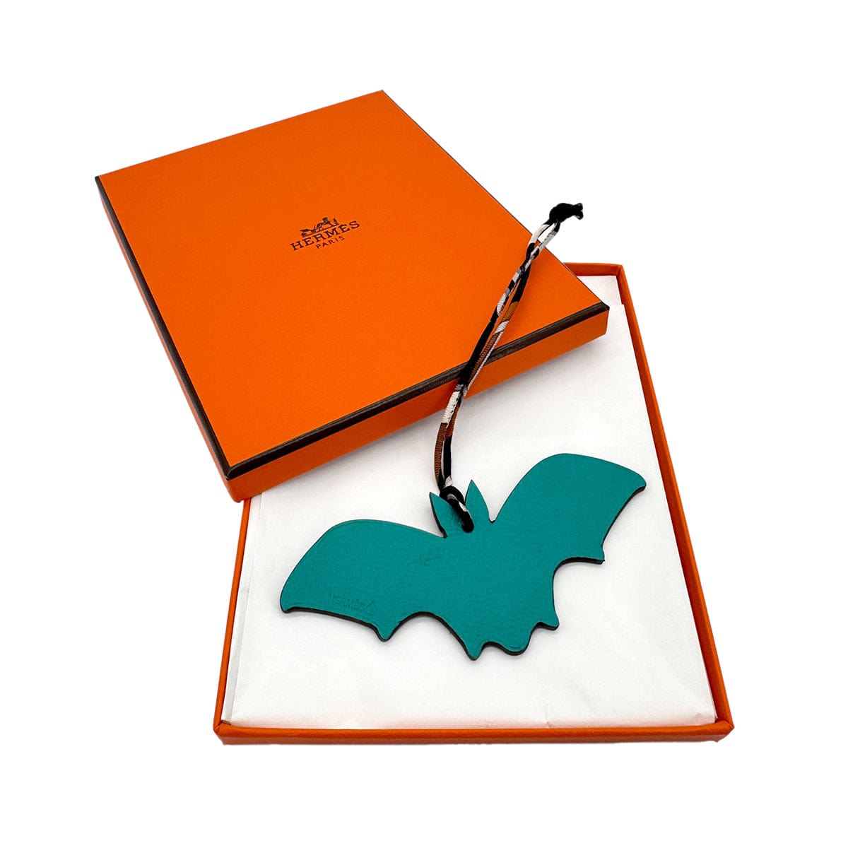 PURPOSE HERMES BAG CHARM PETIT H BAT VERT JADE MARRON EPSOM TOGO 90282072