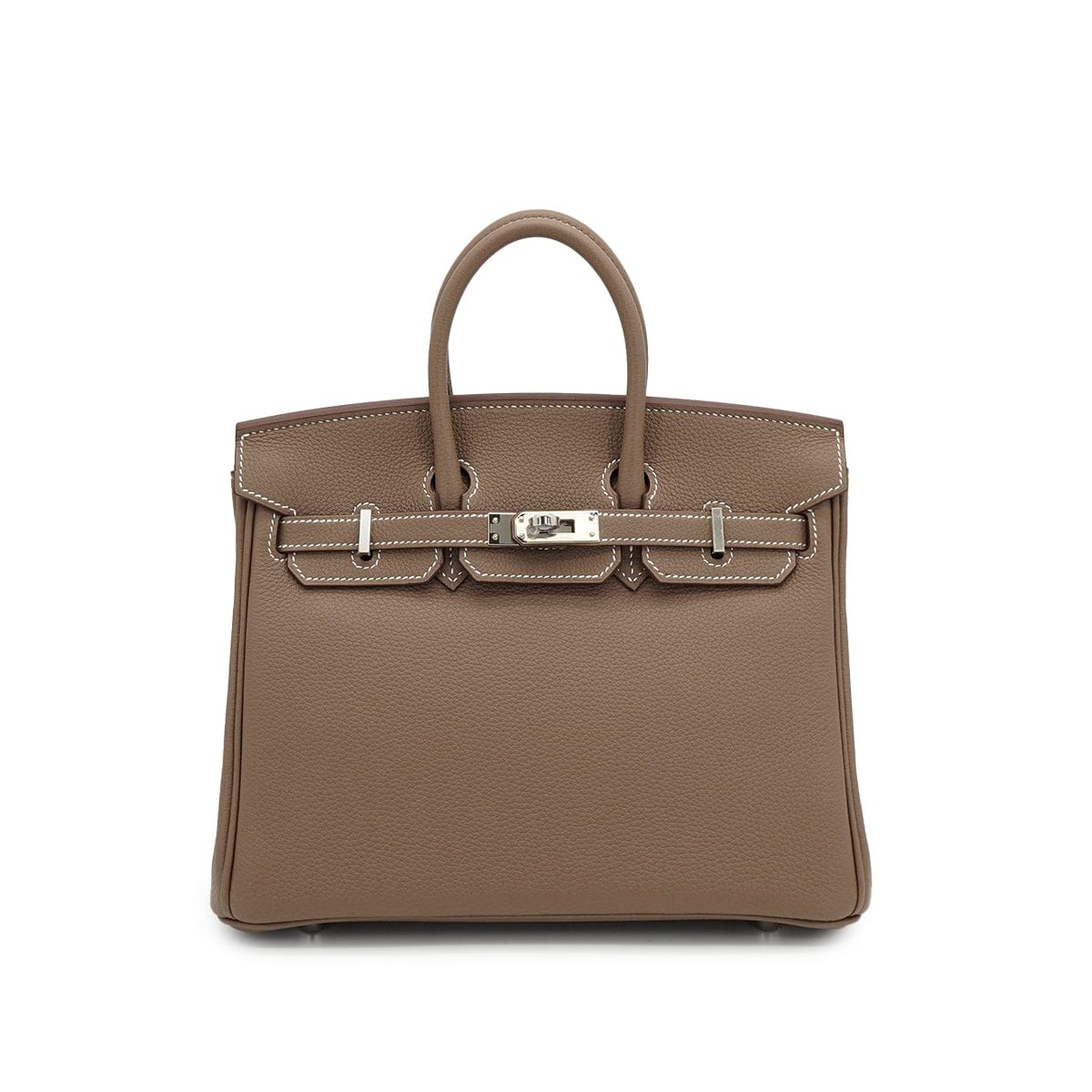 PURPOSE HERMES BIRKIN 25 ETOUPE TOGO HAND BAG 2026 G STAMP PALLADIUM HARDWARE 90327142