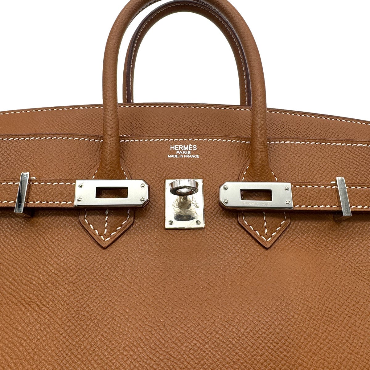 PURPOSE HERMES BIRKIN 25 GOLD EPSOM HAND BAG □M PHW 90304921