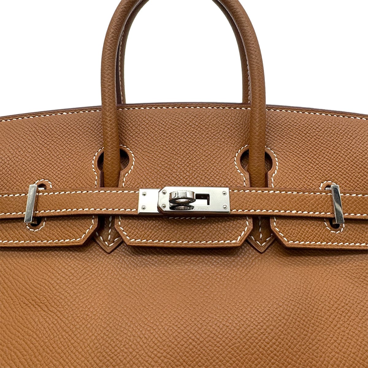 PURPOSE HERMES BIRKIN 25 GOLD EPSOM HAND BAG □M PHW 90304921