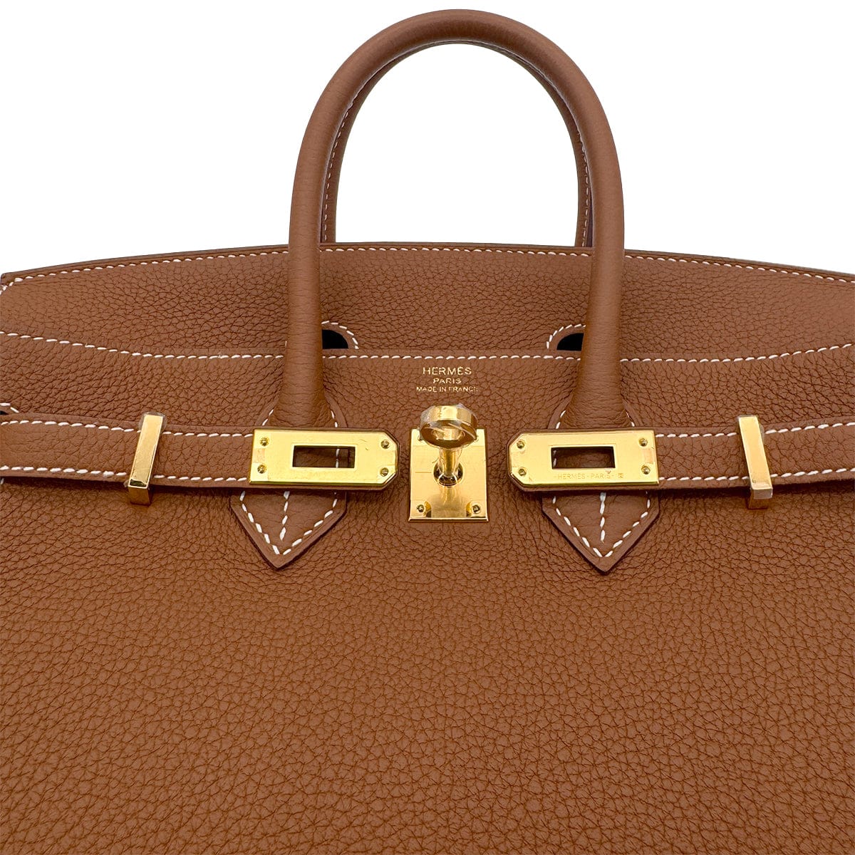 PURPOSE HERMES BIRKIN 25 GOLD TOGO HAND BAG U GHW 90304762