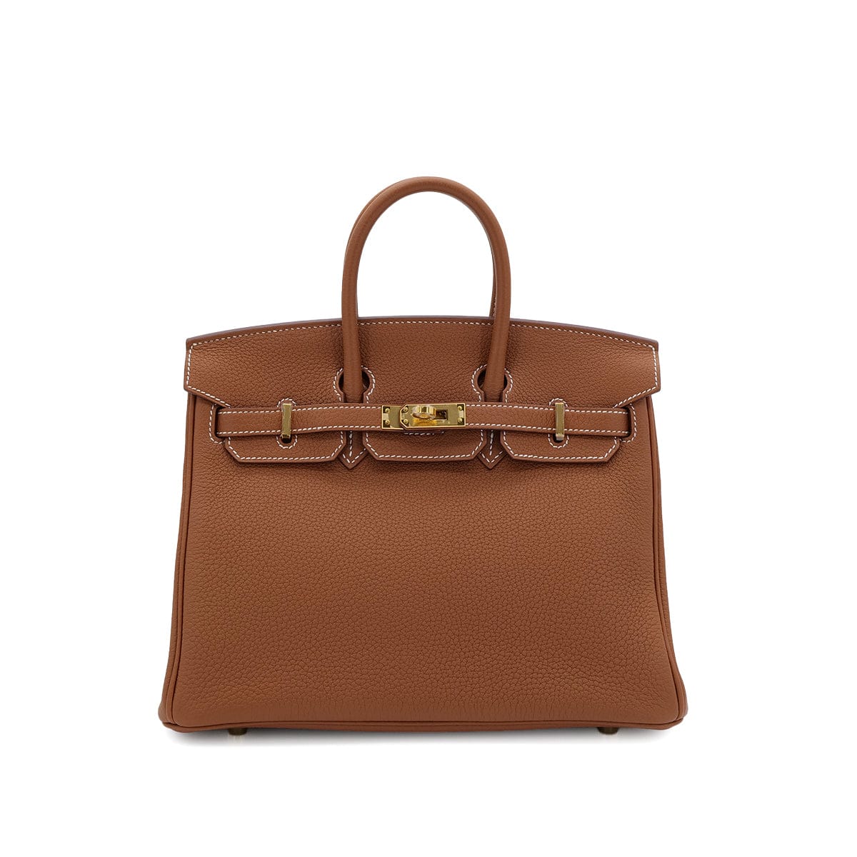 PURPOSE HERMES BIRKIN 25 GOLD TOGO HAND BAG U GHW 90304762