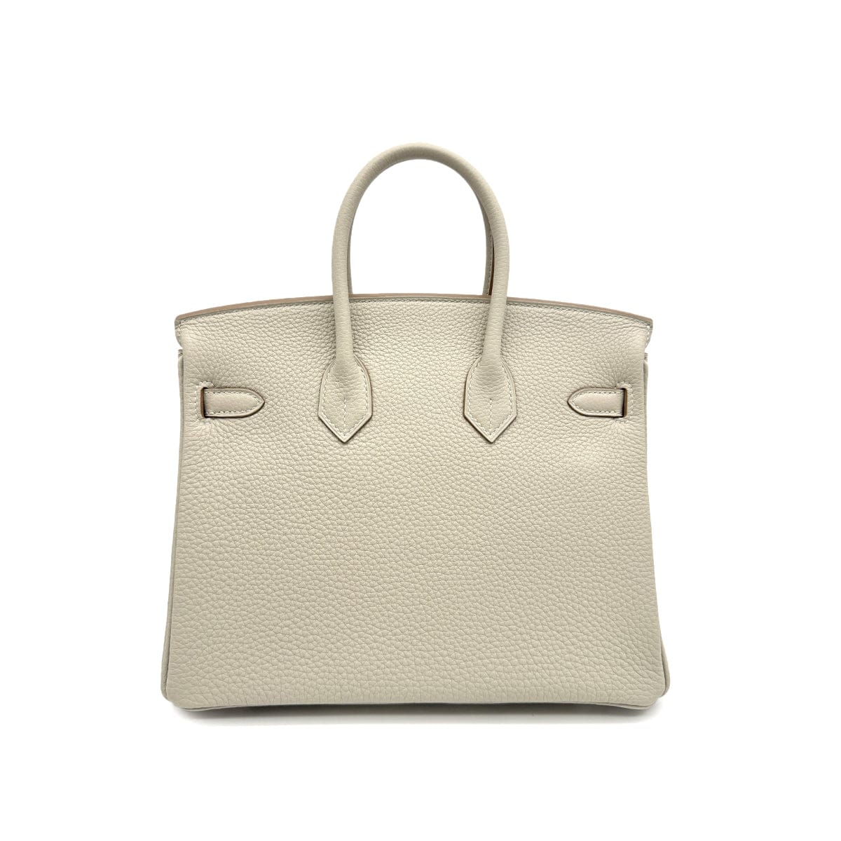 PURPOSE HERMES BIRKIN 25 VERSO GRIS PERLE NATA TOGO HAND BAG 2022 U STAMP PALLADIUM HARDWARE 90327141