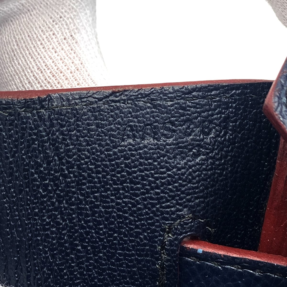 PURPOSE HERMES BIRKIN 30 CONTOUR BULUE INDIGO ROUGE H VEAU EPSOM HAND BAG 2017 A STAMP GOLD HARDWARE 90326203