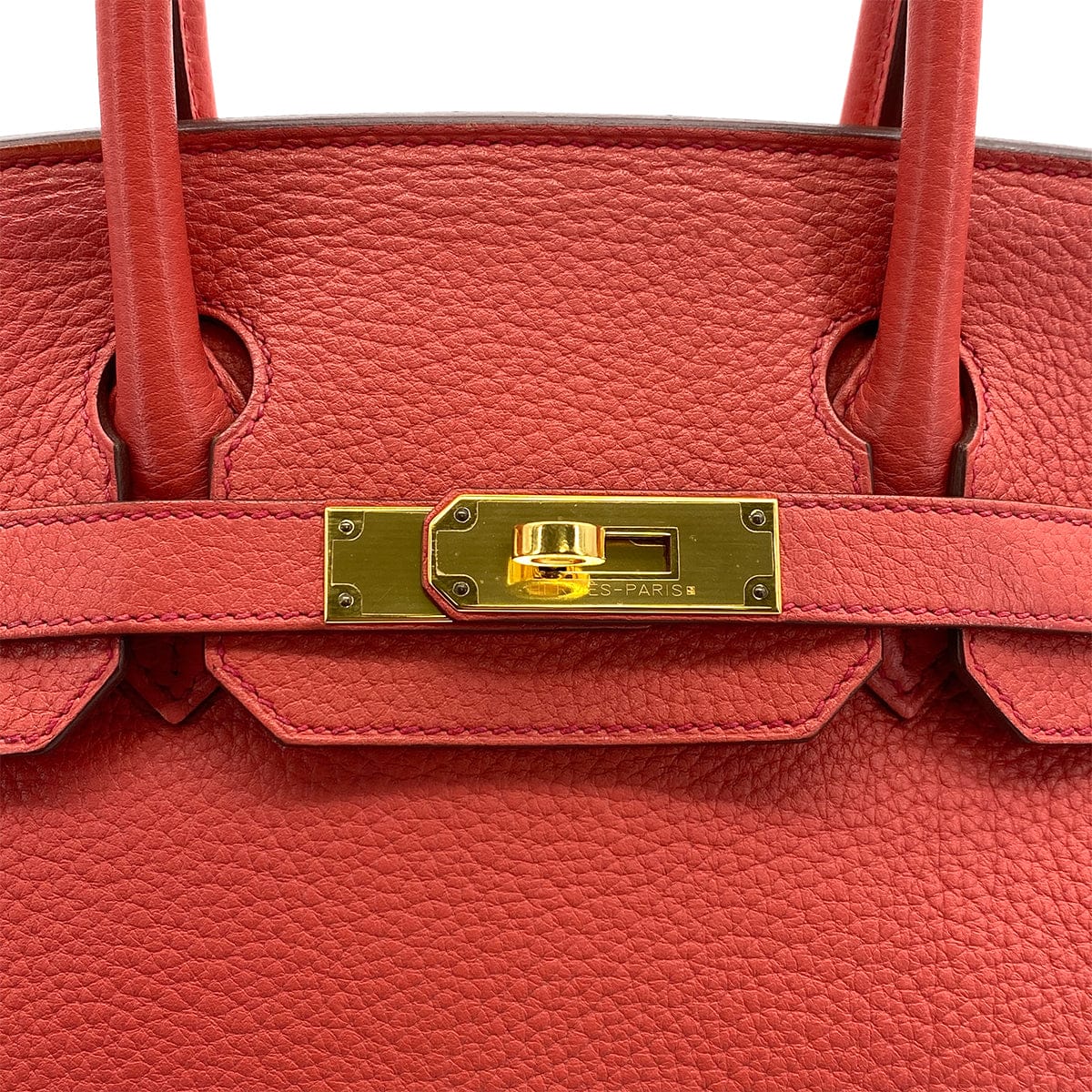 PURPOSE HERMES BIRKIN 30 ROUGE PIVOINE TAURILLON CLEMENCE HAND BAG 2015 T STAMP GOLD HARDWARE 90317928
