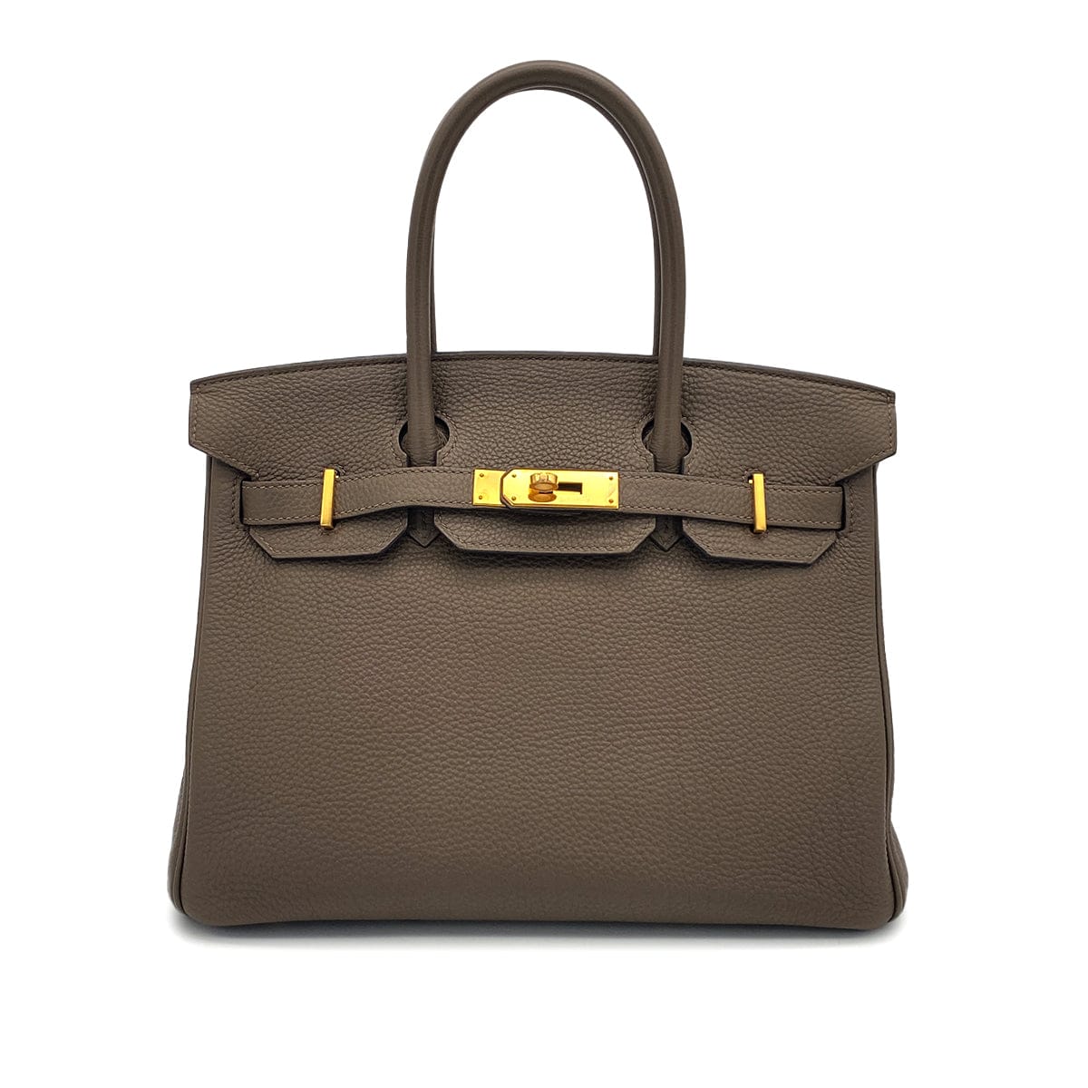 PURPOSE HERMES BIRKIN 30 TAUPE TOGO HAND BAG 2013 SQUARE Q GOLD HARDWARE 90327247