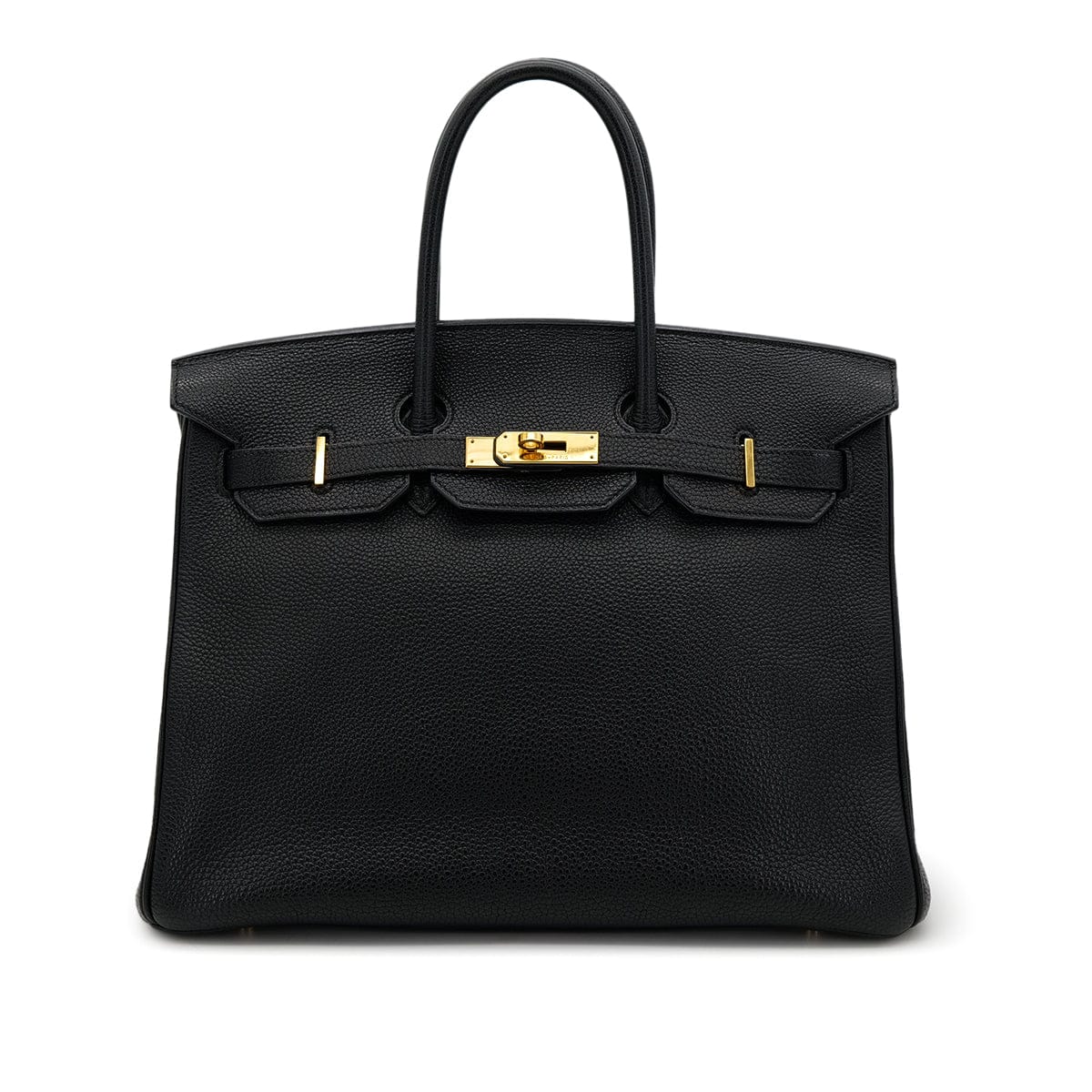 PURPOSE HERMES BIRKIN 35 BLACK TOGO HAND BAG □K GHW 90305900