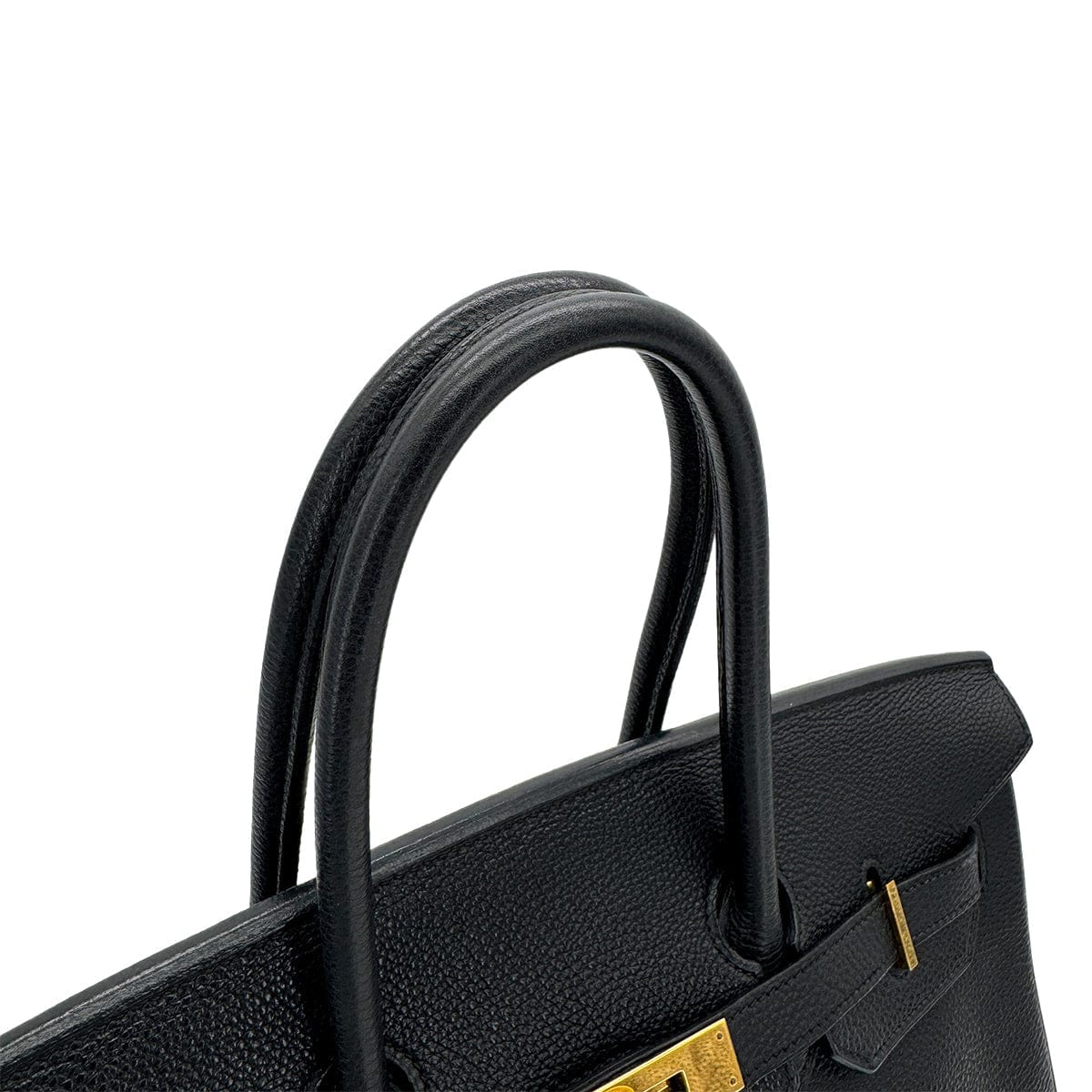 PURPOSE HERMES BIRKIN 35 BLACK TOGO HAND BAG □K GHW 90305900