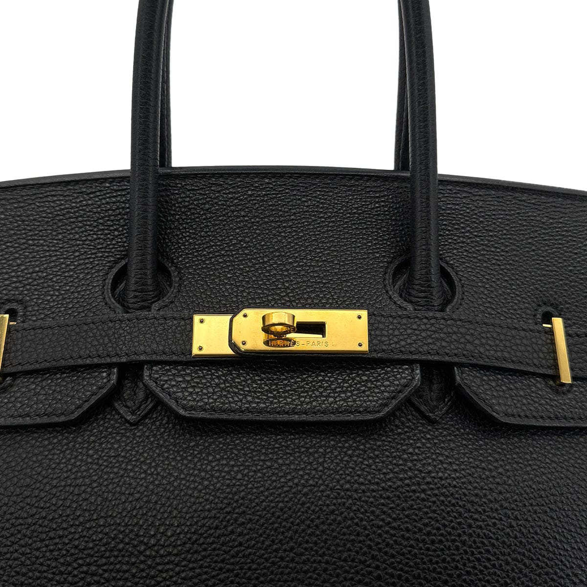 PURPOSE HERMES BIRKIN 35 BLACK TOGO HAND BAG □K GHW 90305900