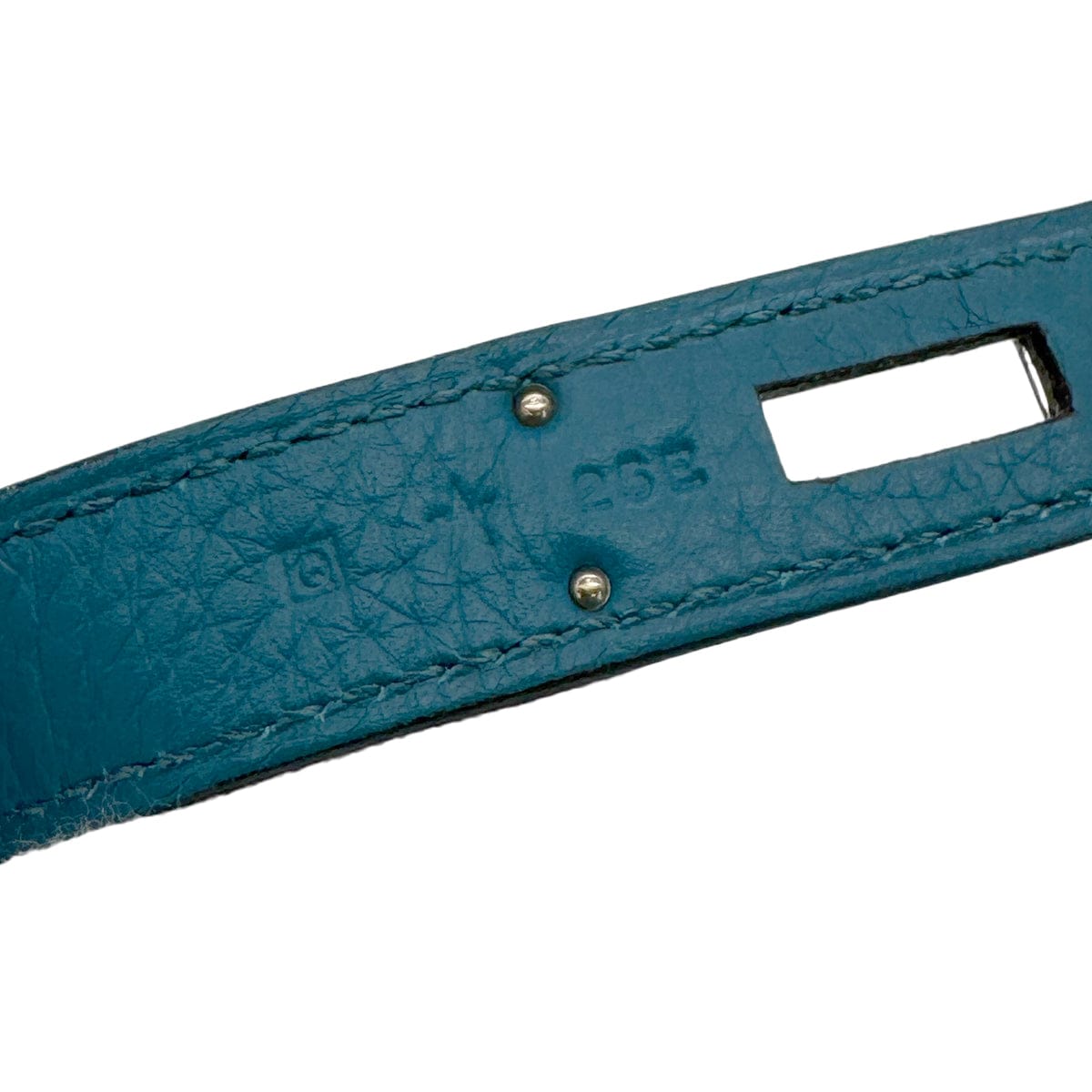 PURPOSE HERMES BIRKIN 35 BLUE IZMIR TAURILLON CLEMENCE HAND BAG 2013 SQUARE Q PALLADIUM HARDWARE 90318521