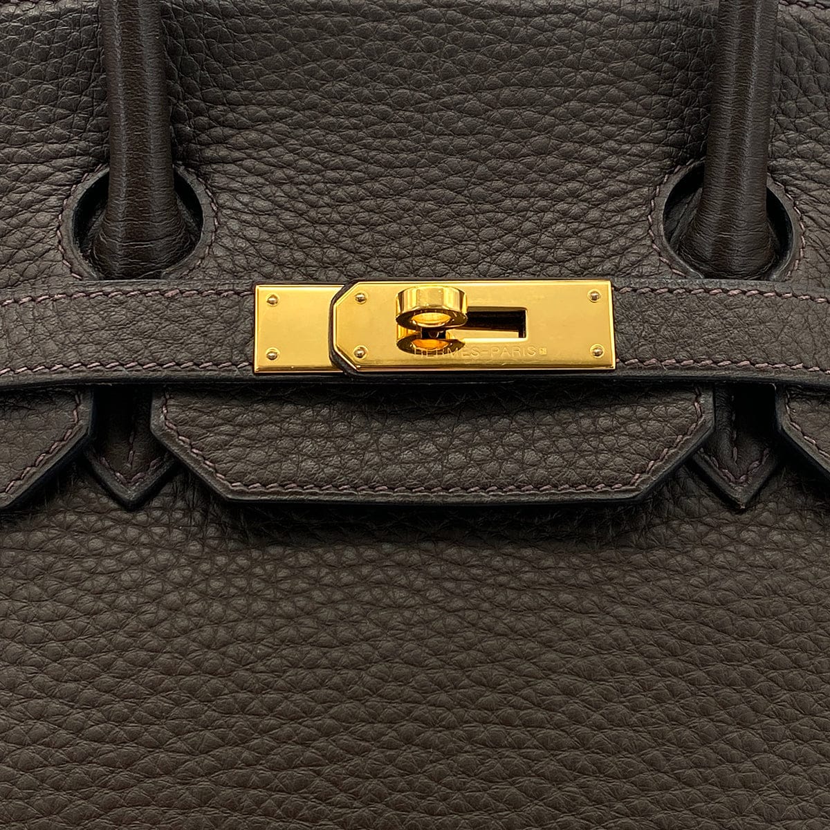 PURPOSE HERMES BIRKIN 35 VERT OLIVE TAURILLON CLEMENCE HAND BAG □I GHW 90304184