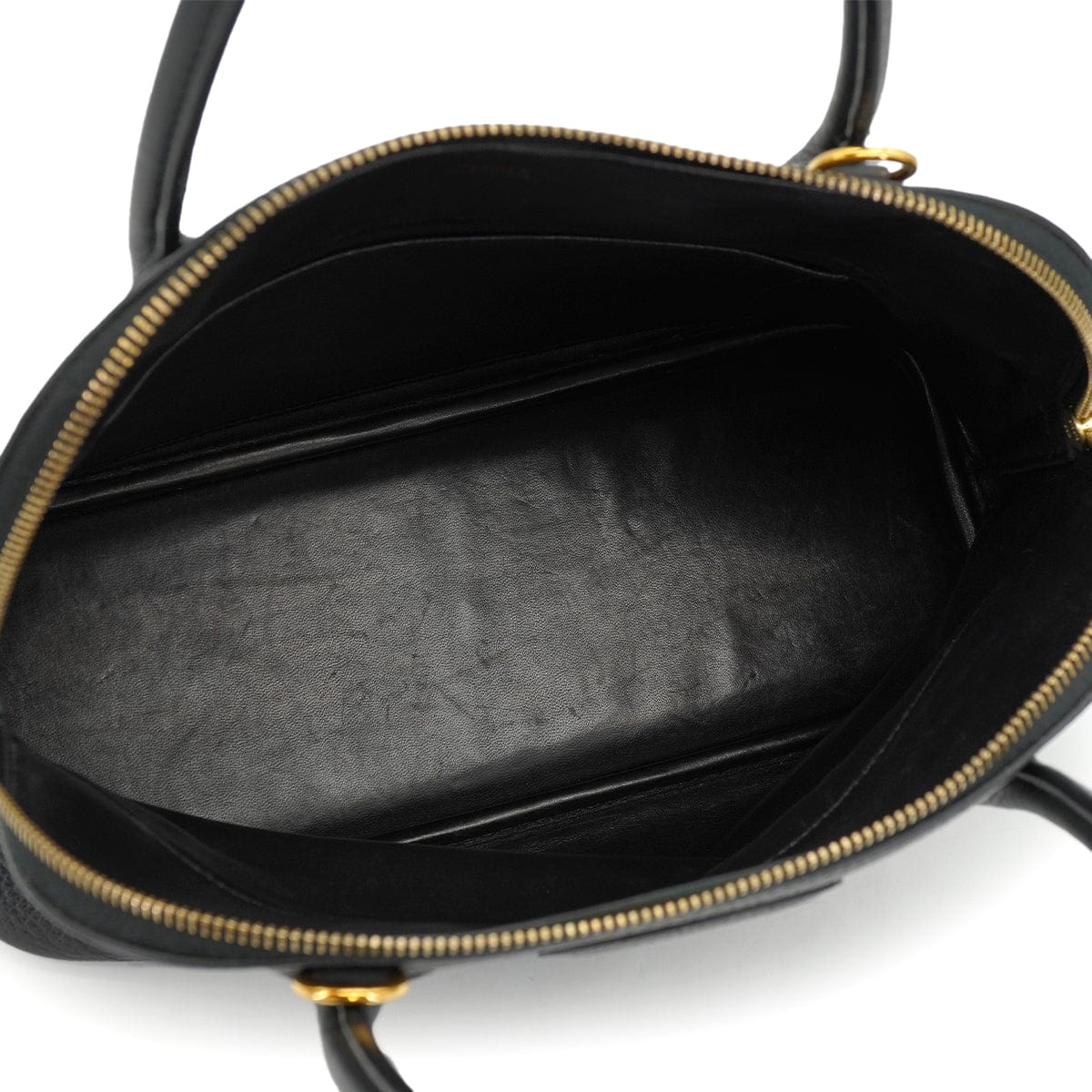 PURPOSE HERMES BOLIDE 31 BLACK TOGO HAND SHOULDER BAG 2004 SQUARE H GOLD HARDWARE 90326836