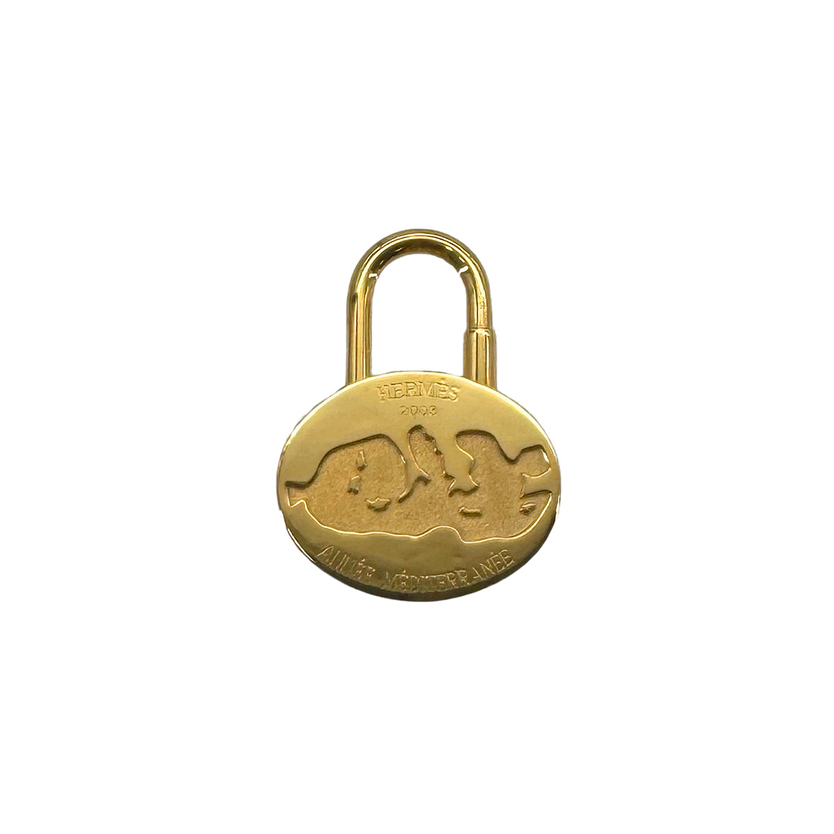 PURPOSE HERMES CADENA CHARM ANNEE MEDITERRANEE 2003 GOLD ACCESSORY 90289553