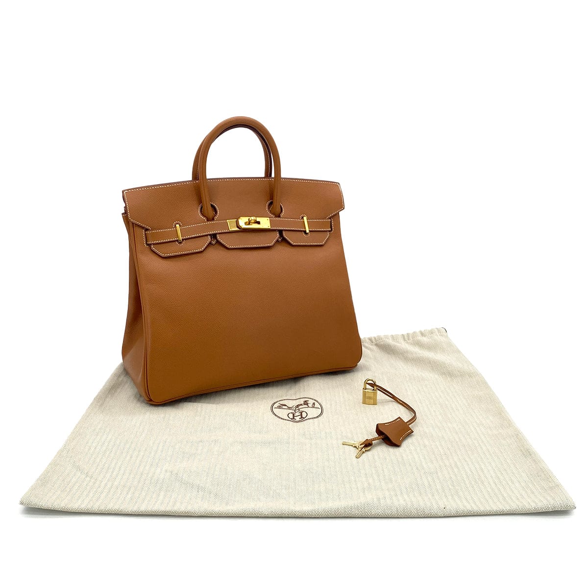 PURPOSE HERMES HAUT A COURROIES 32 GOLD COUCHEVEL HAND BAG □E GHW 90304922