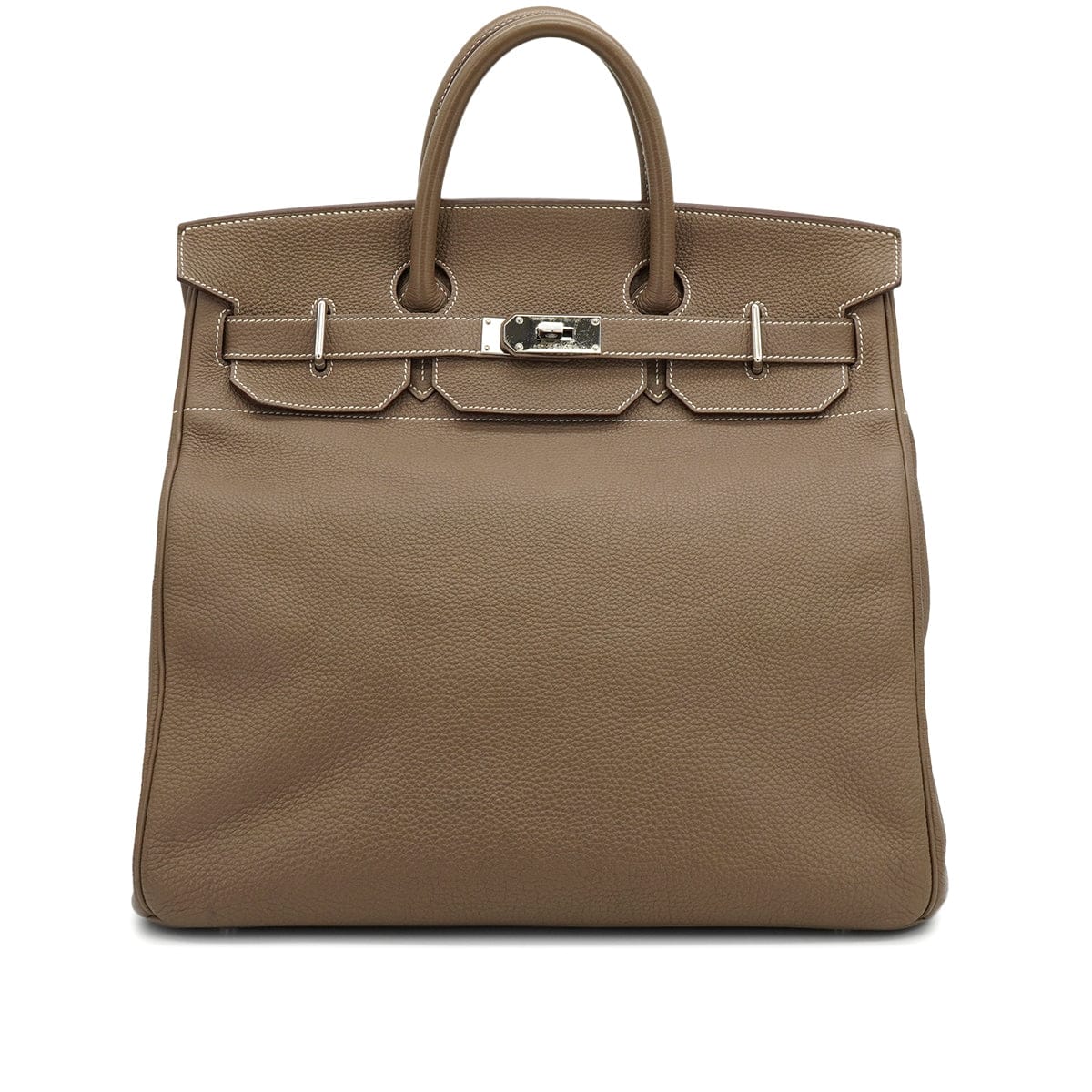 PURPOSE HERMES HAUT A COURROIES 40 ETOUPE TOGO HAND BAG 2015 T STAMP PALLADIUM HARDWARE 90326669