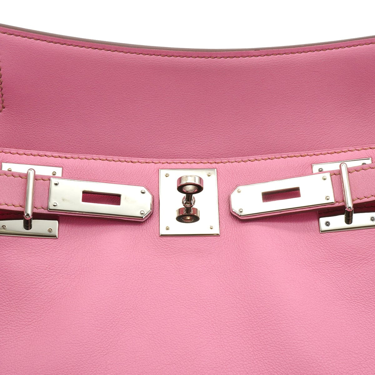 HERMES JYPSIERE 28 BUBBLEGUM VEAU SWIFT SHOULDER BAG 2011 SQUARE O PALLADIUM HARDWARE 90348542