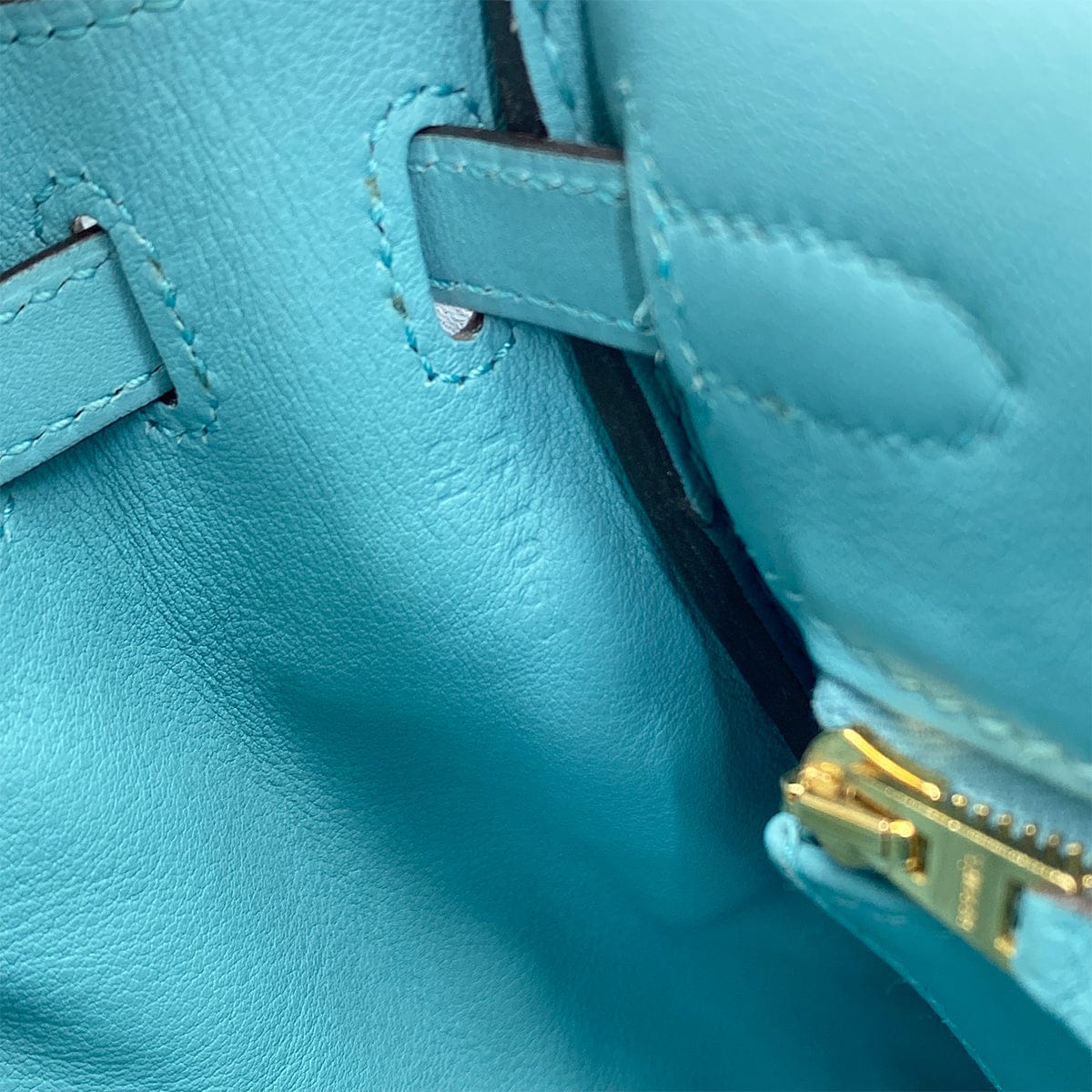 PURPOSE HERMES KELLY 25 RETOURNE BLUE SAINT CYR SWIFT HAND SHOULDER BAG 2015 T GOLD HARDWARE 90327251