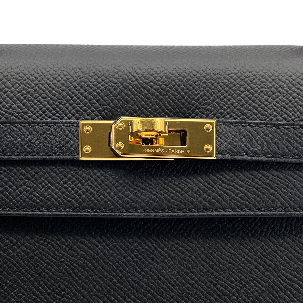 PURPOSE HERMES KELLY 25 SELLIER BLACK EPSOM HAND SHOULDER BAG 2021 Z STAMP GOLD HARDWARE 90325333