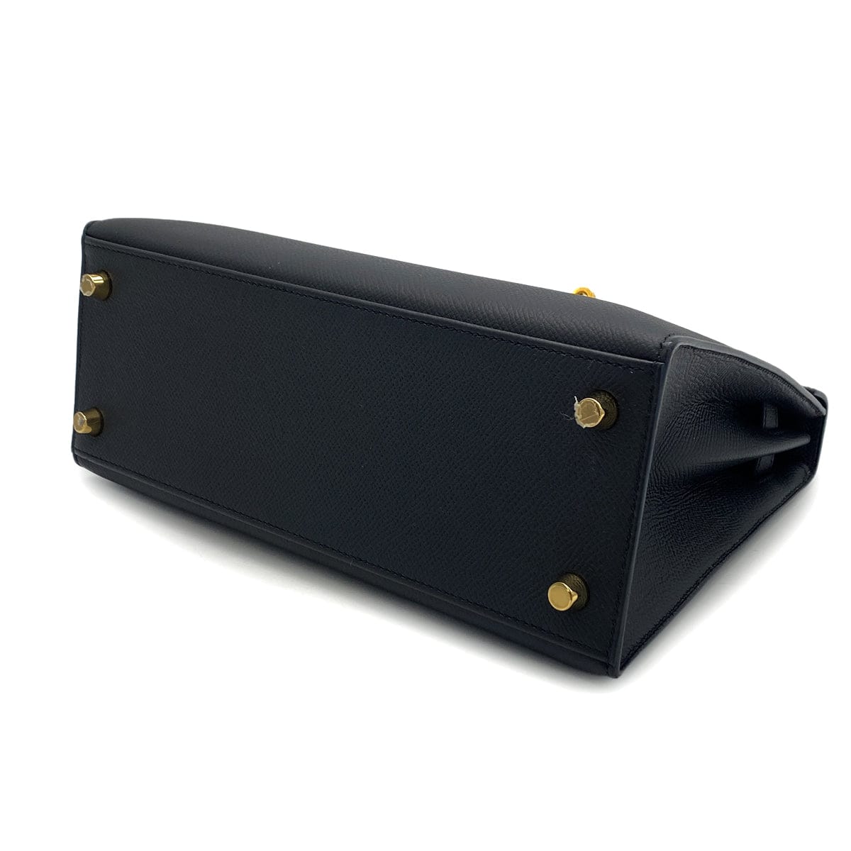 PURPOSE HERMES KELLY 25 SELLIER BLACK EPSOM HAND SHOULDER BAG 2021 Z STAMP GOLD HARDWARE 90325333