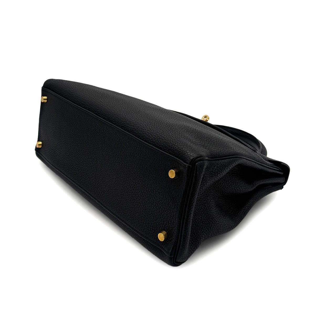 PURPOSE HERMES KELLY 32 RETOURNE BLACK TOGO HAND SHOULDER BAG □G GHW 90292887