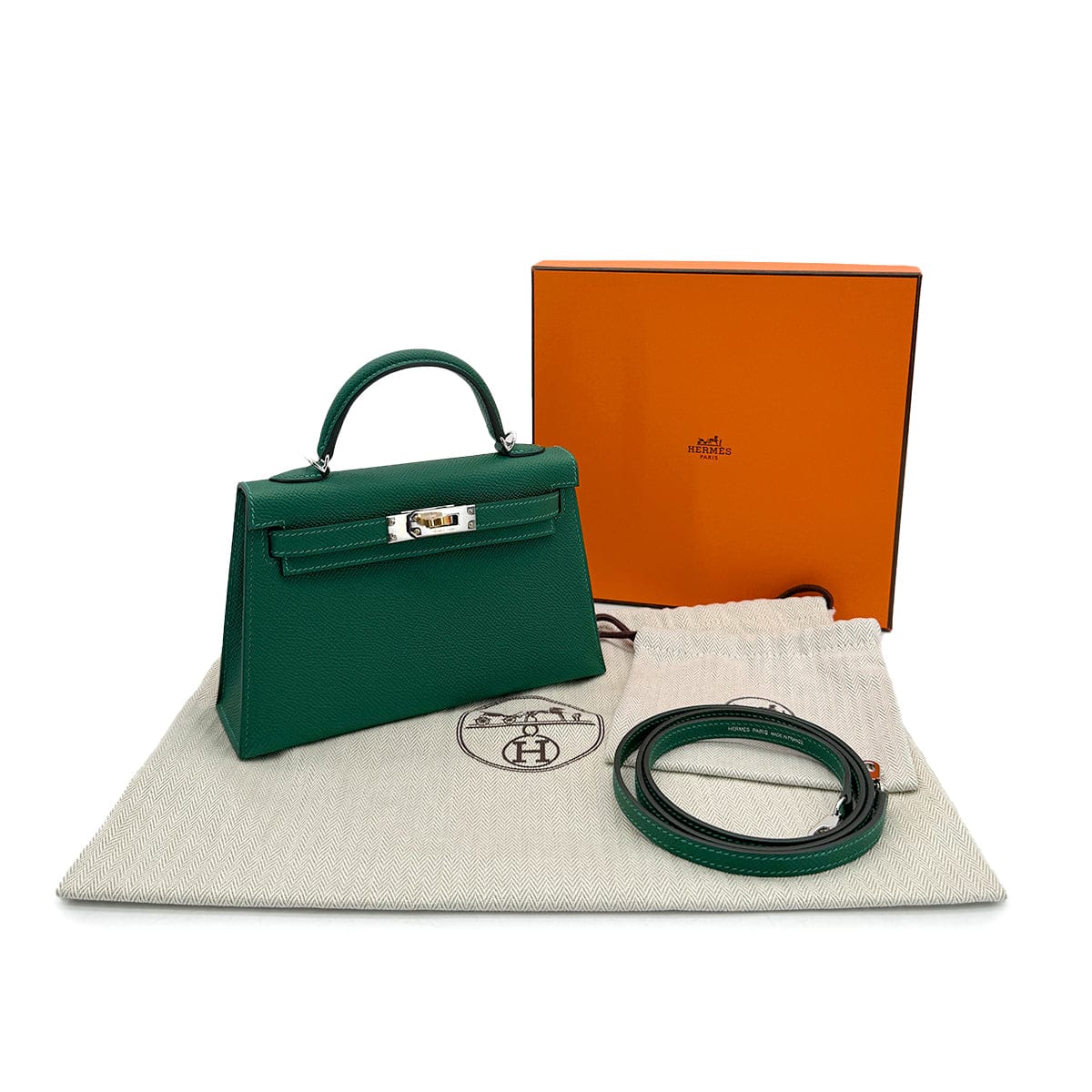 PURPOSE HERMES KELLY MINI 2 VERT VERTIGO VEAU EPSOM HAND SHOULDER BAG W ELHW 90306260