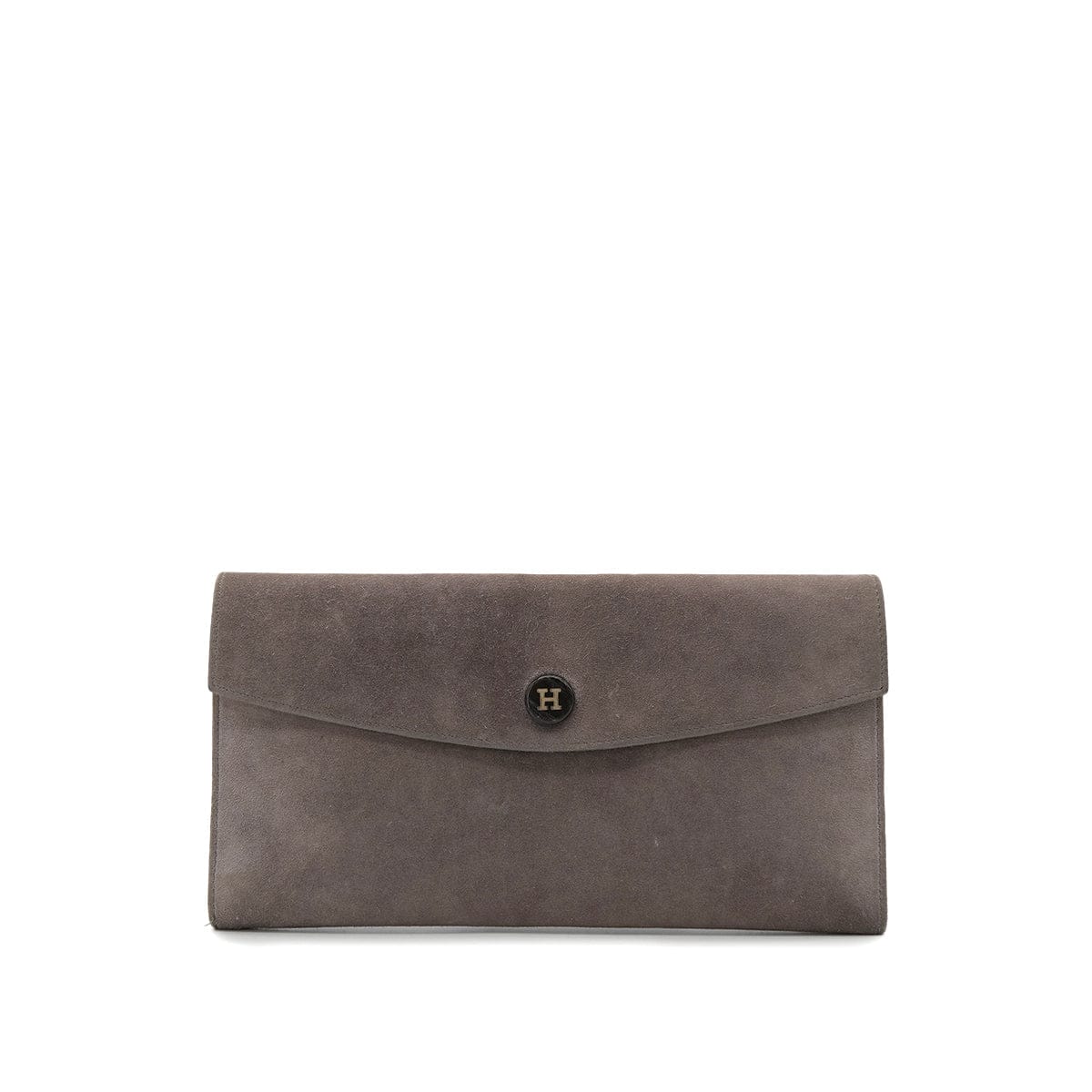 PURPOSE HERMES POCHETTE RIO GRAY DEBRIS CLUTCH BAG □F 90304026