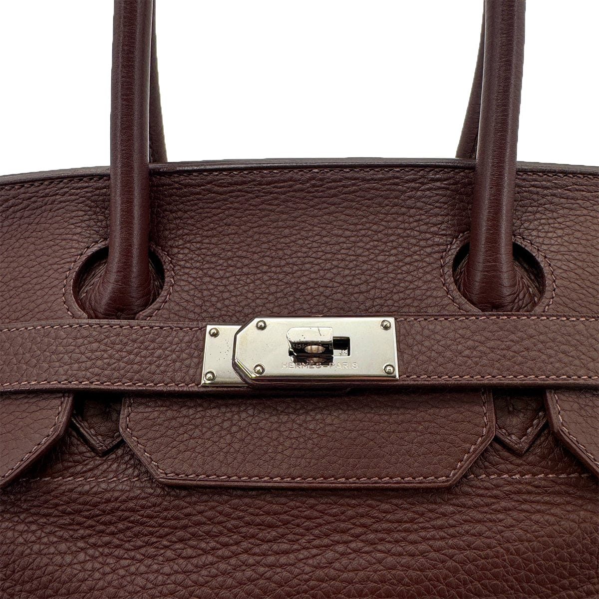 PURPOSE HERMES SHOULDER BIRKIN 42 HAVANE TAURILLON CLEMENCE HAND BAG □H PHW 90304916