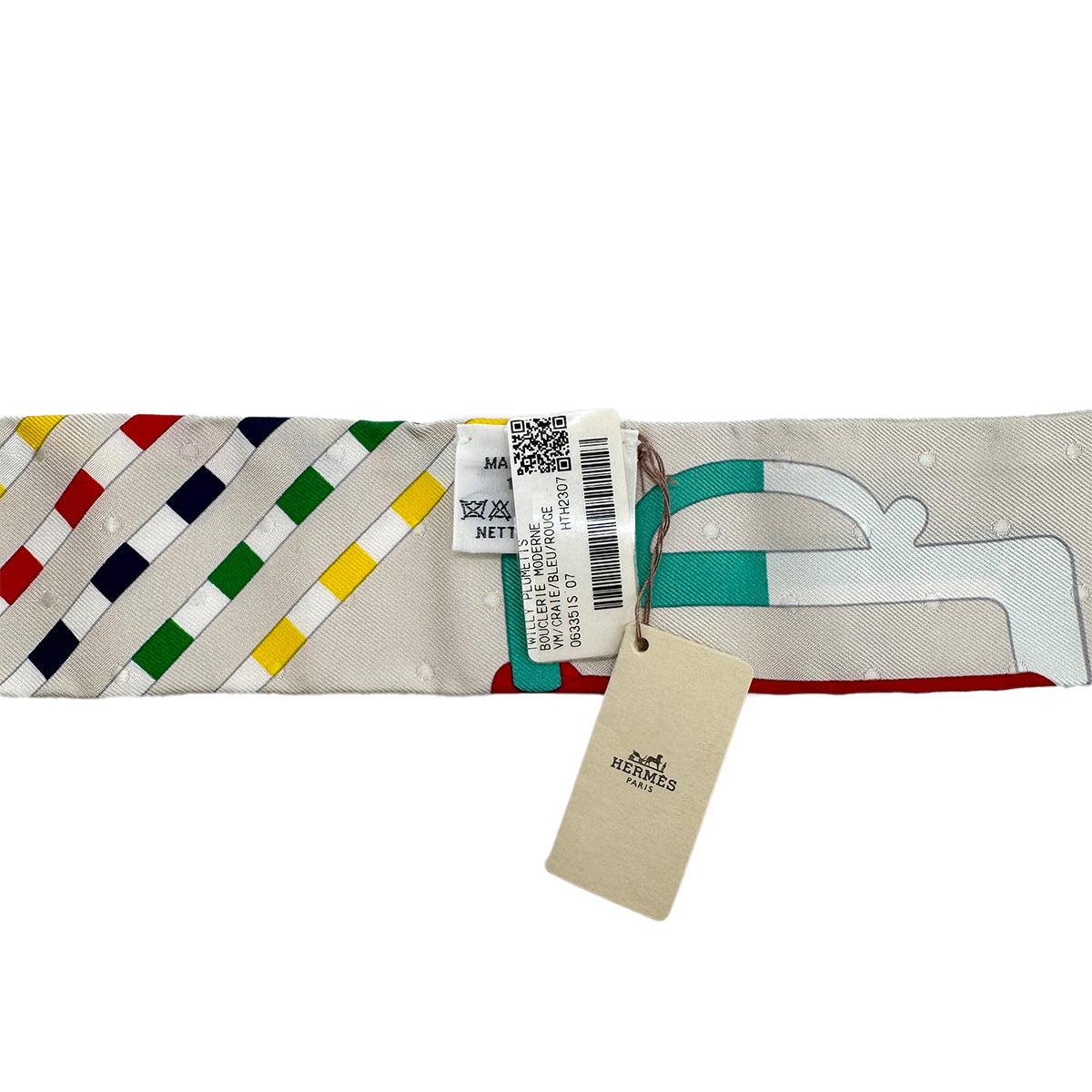 PURPOSE HERMES TWILLY BOUCLERIE MODERNE SCARF MULTICOLOR SILK 90295842