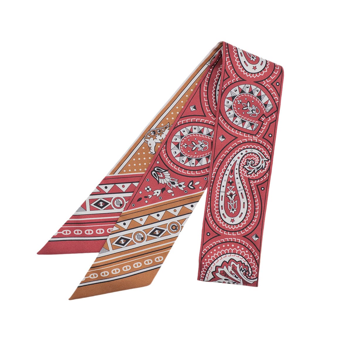 PURPOSE HERMES TWILLY CHEVAL DE COEUR BANDAMR SCARF MULTICOLOR SILK 90323481