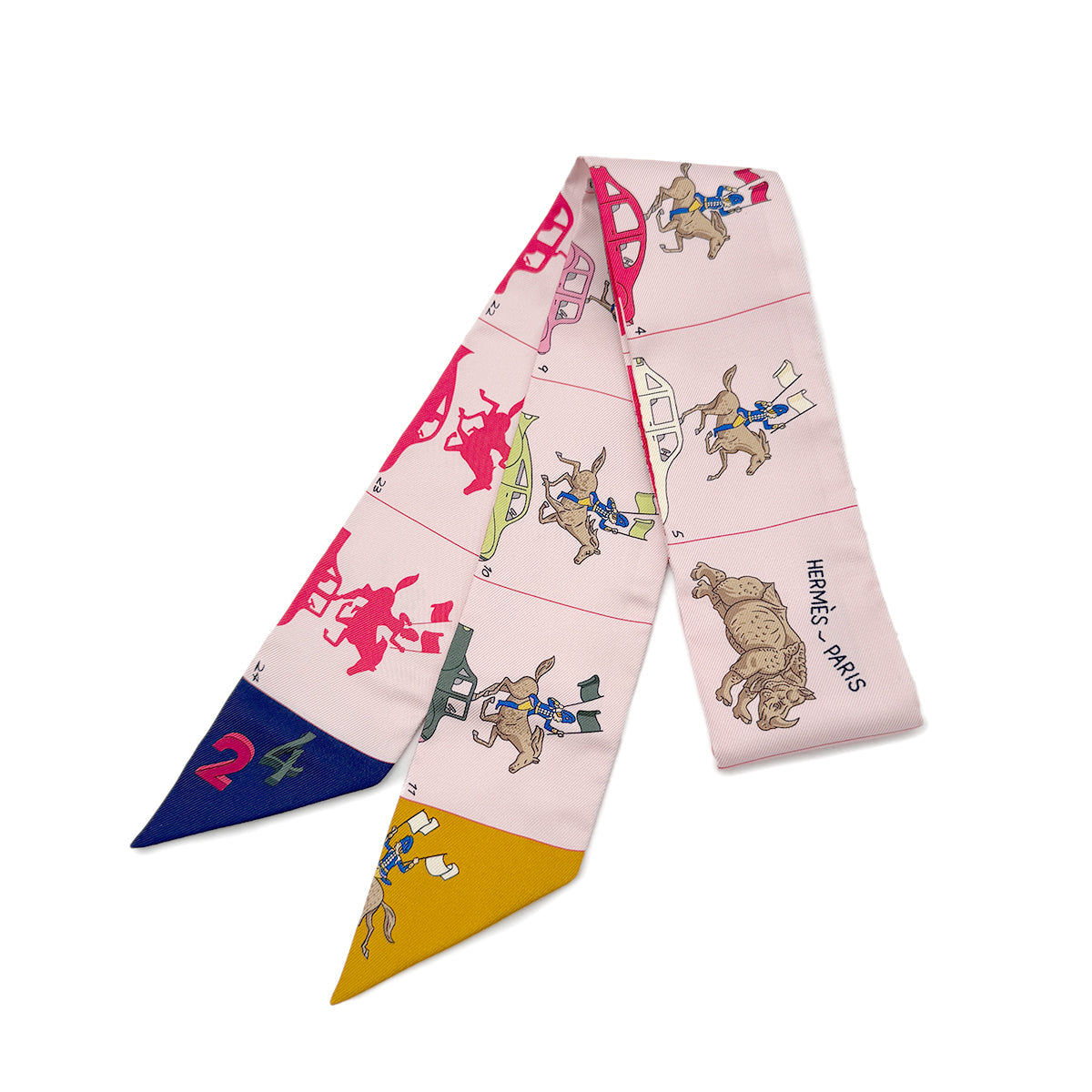 PURPOSE HERMES TWILLY HERMES PARADE SCARF MULTICOLOR SILK 90295848