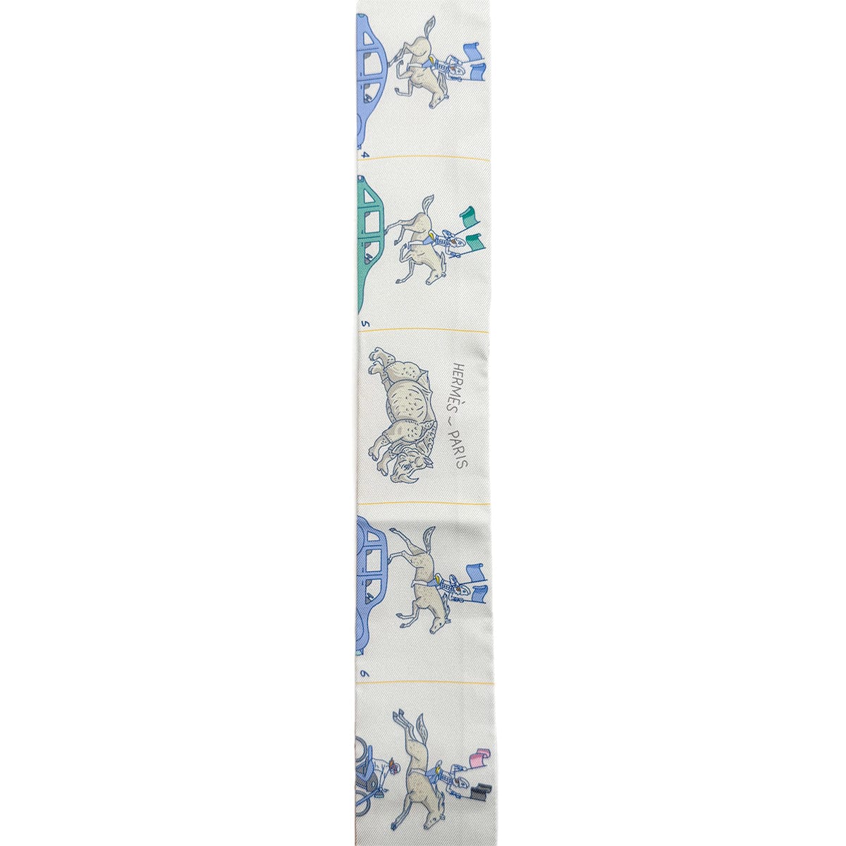 PURPOSE HERMES TWILLY PARADE CG SCARF MULTICOLOR SILK 90279971