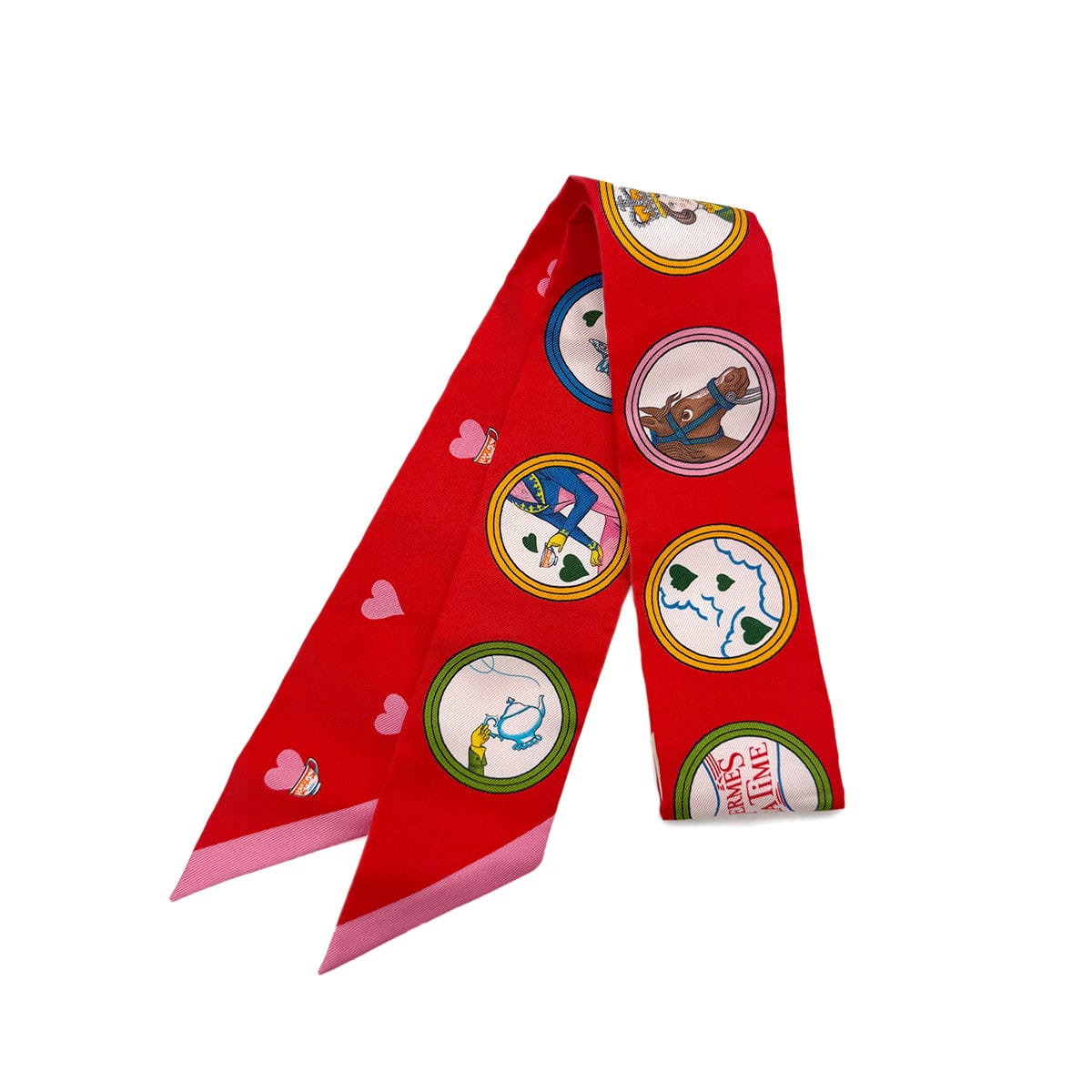 PURPOSE HERMES TWILLY TEA TIME SCARF MULTICOLOR SILK 90292054