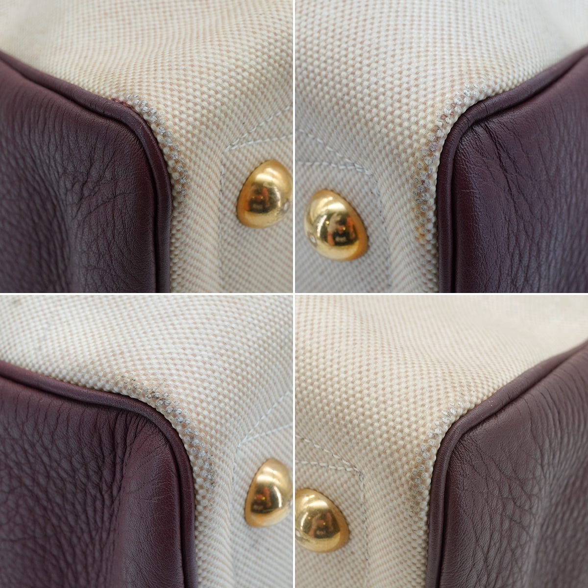PURPOSE HERMES VICTORIA 43 TERRE TOILE H TAURILLON CLEMENCE HAND BAG GOLD HARDWARE 90347823