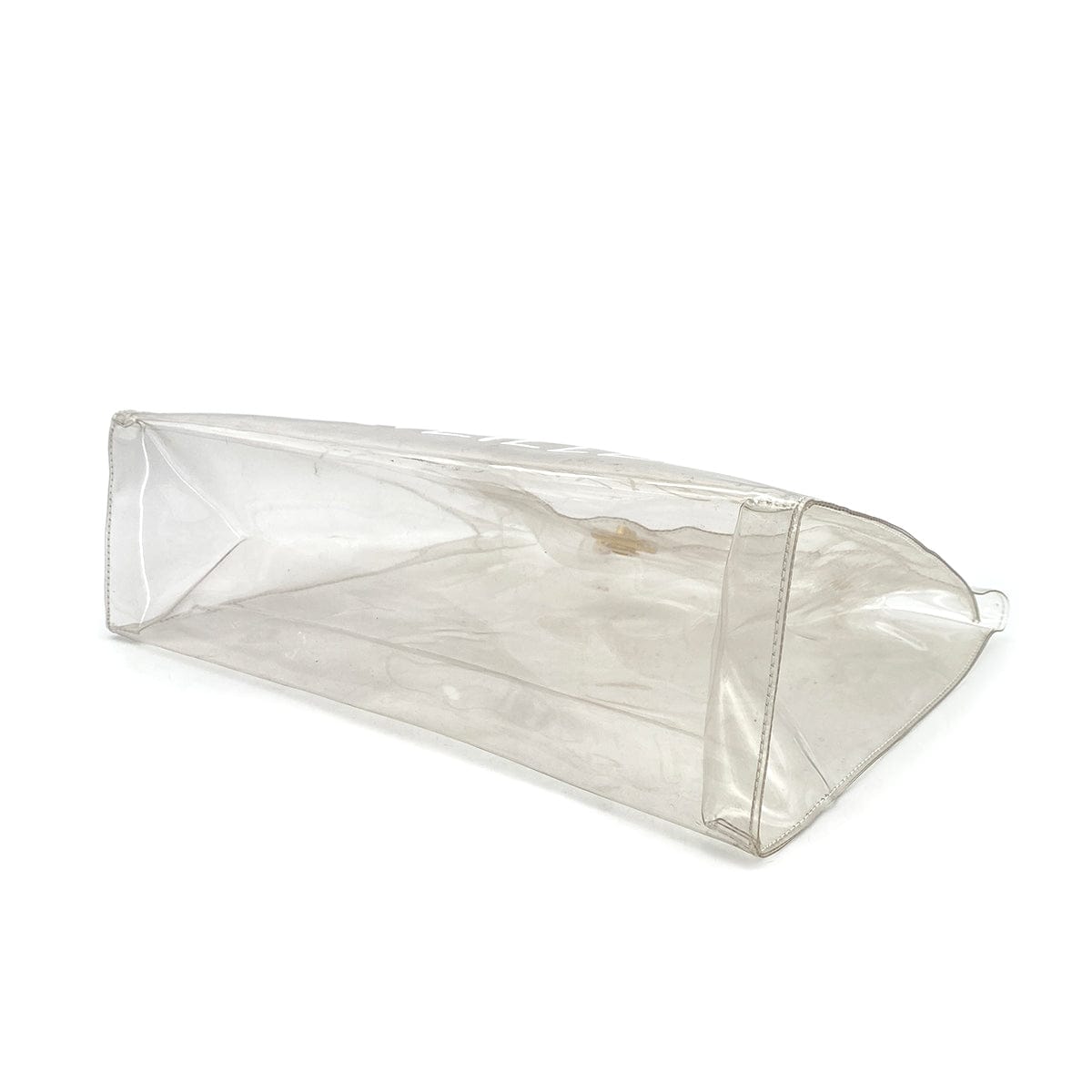 PURPOSE HERMES VINYL KELLY SOUVENIR DE L' EXPOSITION 1997 CLEAR HAND BAG GOLD HARDWARE 90318291