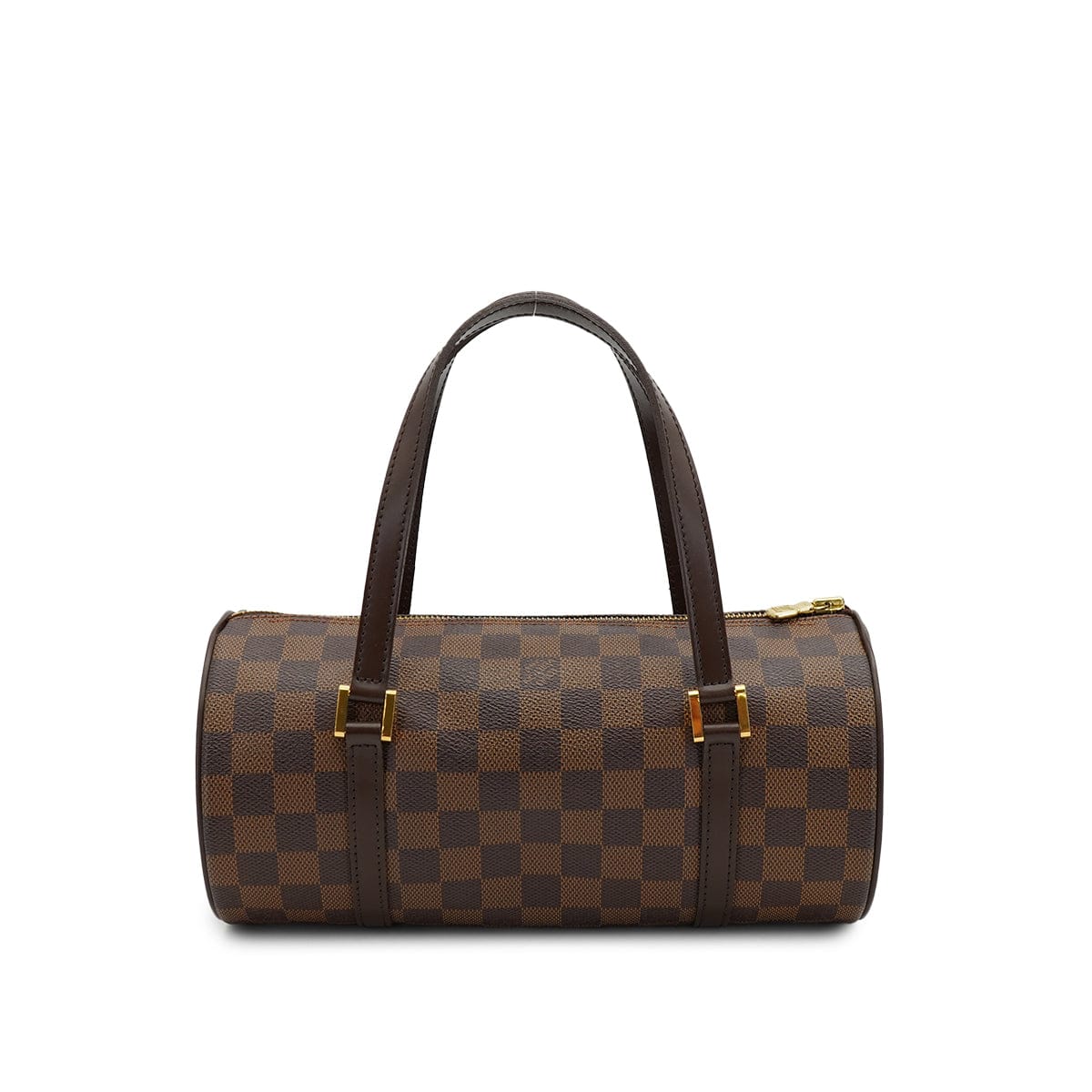 PURPOSE LOUIS VUITTON DAMIER PAPILLON PM HAND BAG EBENE N51304 90326757
