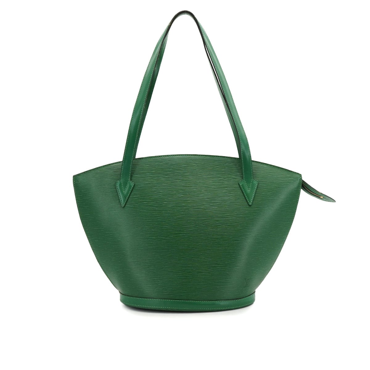 PURPOSE LOUIS VUITTON EPI SAINT JACQUES HAND BAG BORNEO GREEN LEATHER M52274 90326660