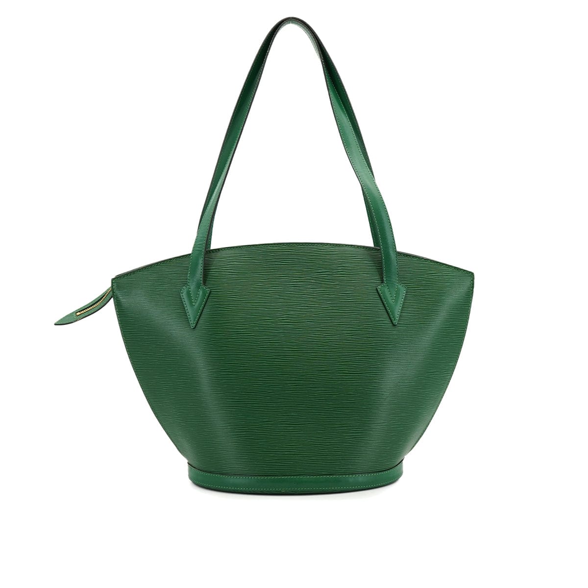 PURPOSE LOUIS VUITTON EPI SAINT JACQUES HAND BAG BORNEO GREEN LEATHER M52274 90326660