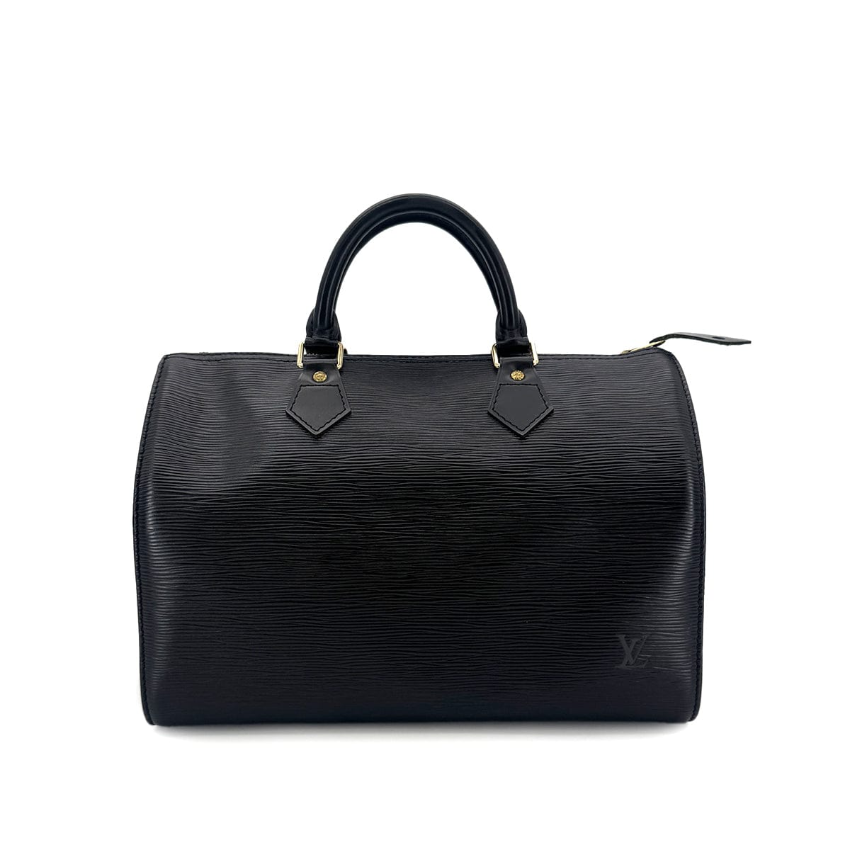 PURPOSE LOUIS VUITTON EPI SPEEDY 30 HAND BAG NOIR LEATHER M59022 90301084