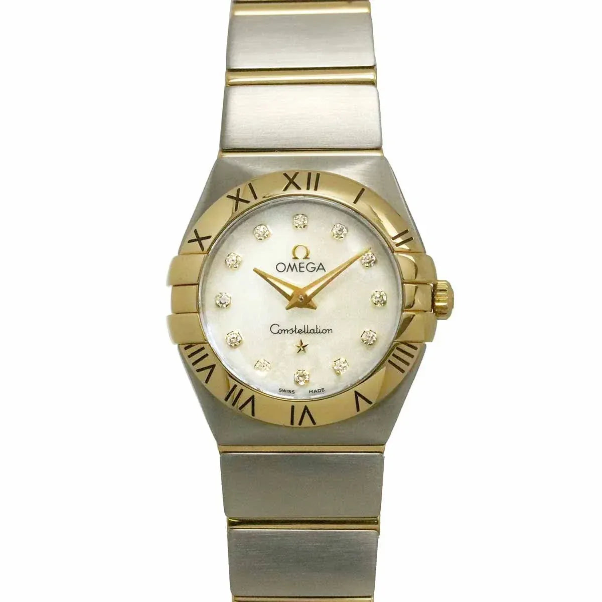 PURPOSE OMEGA Constellation 123.20.24.60.55.002 12P Diamond 750 YG Ladies 90338496