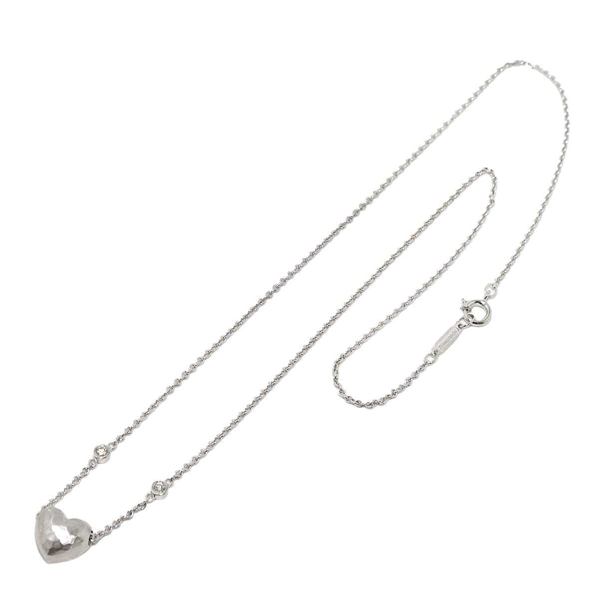 PURPOSE TIFFANY&Co. Clover Key Necklace 51cm Silver SV 925 Necklace Tiffany 90321587