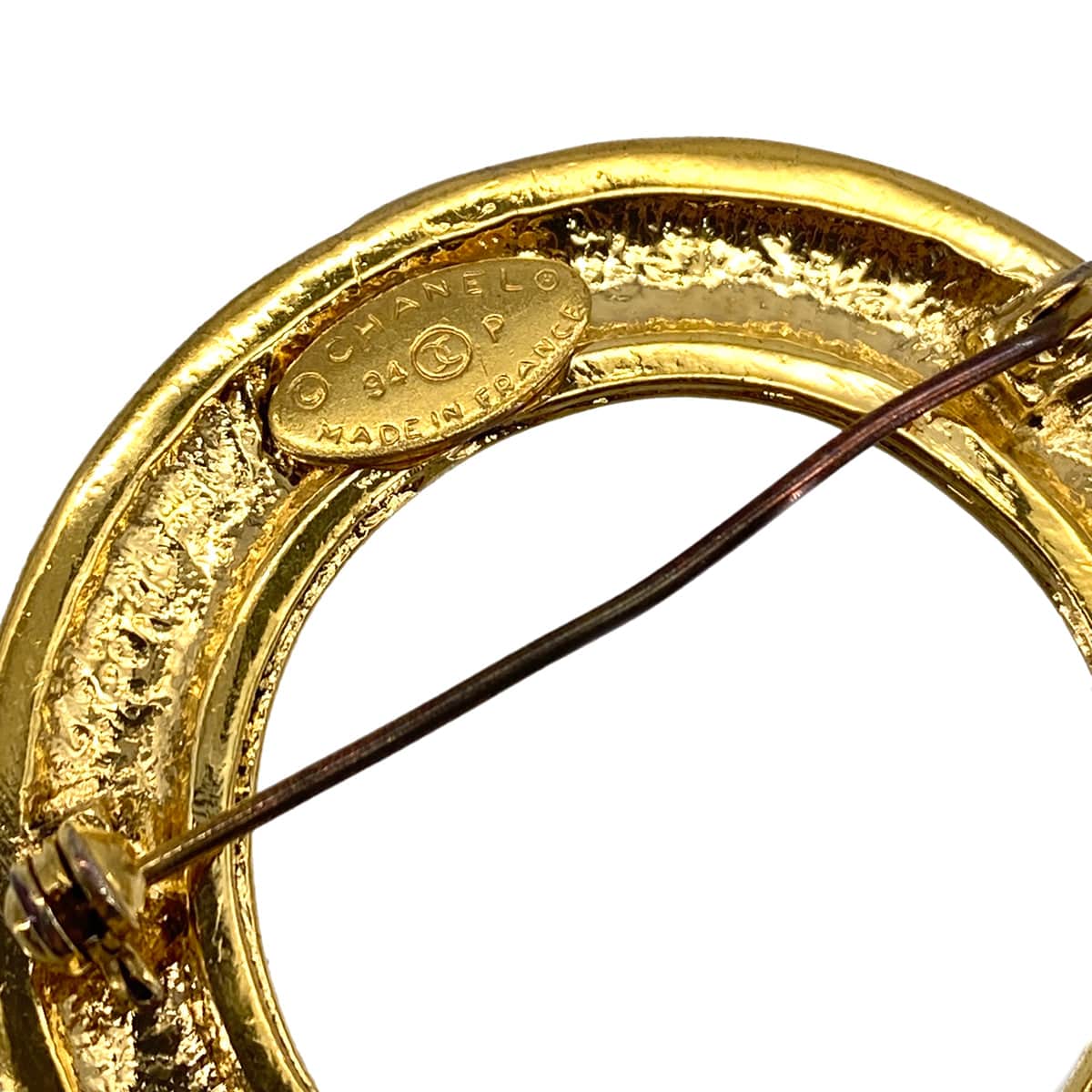 PURPOSE VINTAGE CHANEL COCOMARK BROOCH GOLD ACCESSORY 94P 90326615