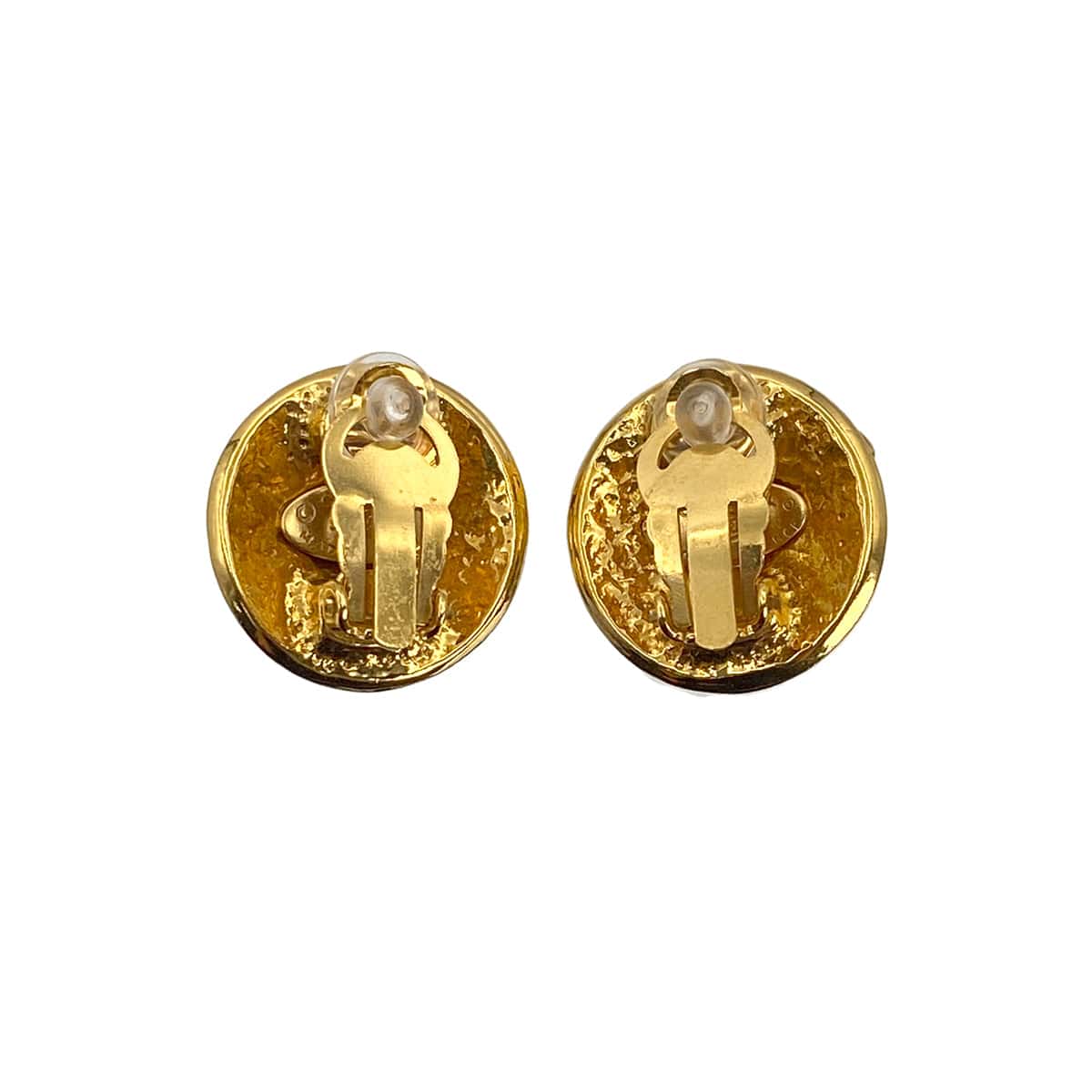 PURPOSE VINTAGE CHANEL EARRINGS COCOMARK GOLD ACCESSORY 94P 90321053