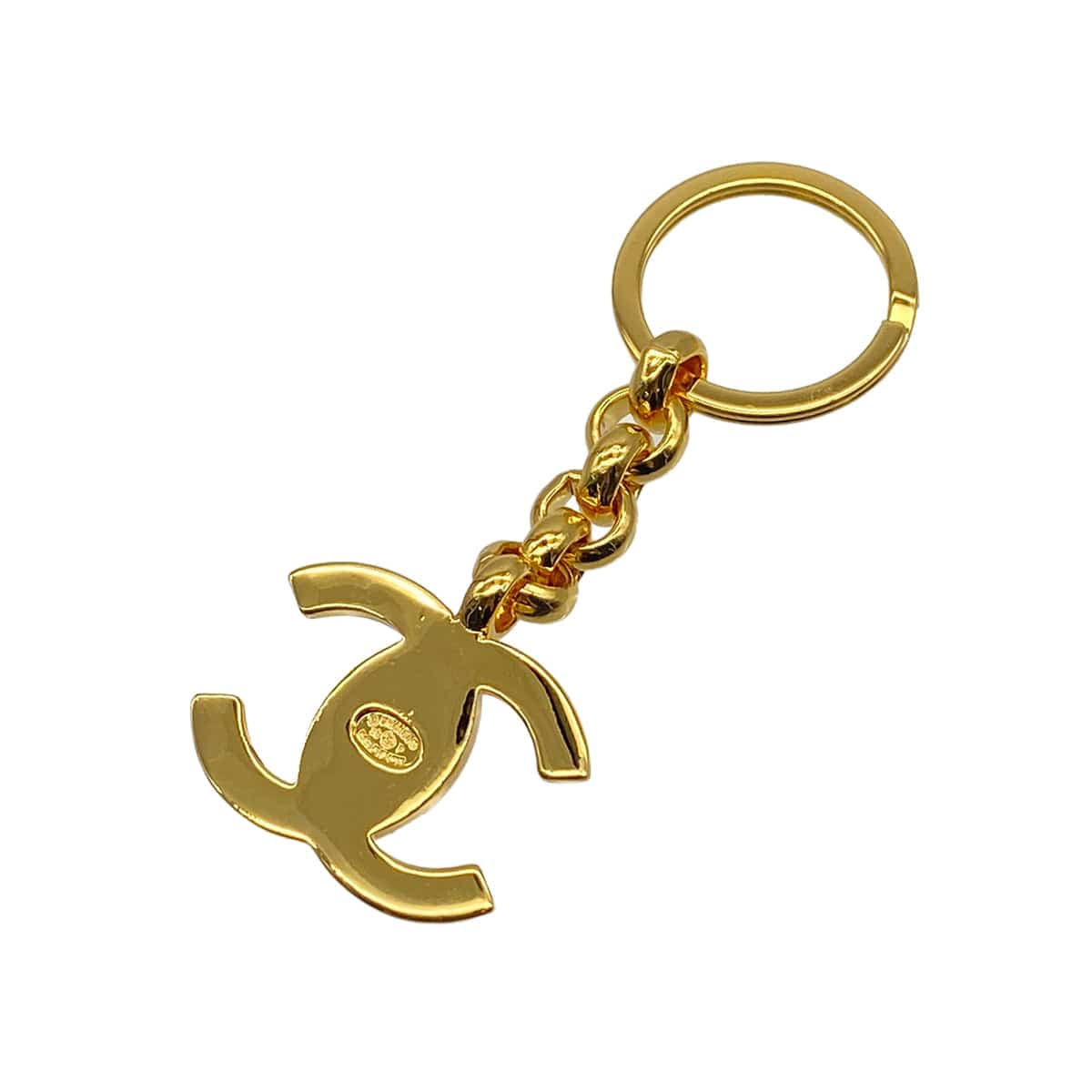 PURPOSE VINTAGE CHANEL KEY CHARM TURN ROCK GOLD ACCESSORY 96P 90323485