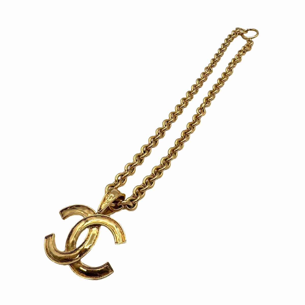 PURPOSE VINTAGE CHANEL NECKLACE COCOMARK GOLD ACCESSORY 94P 90323102